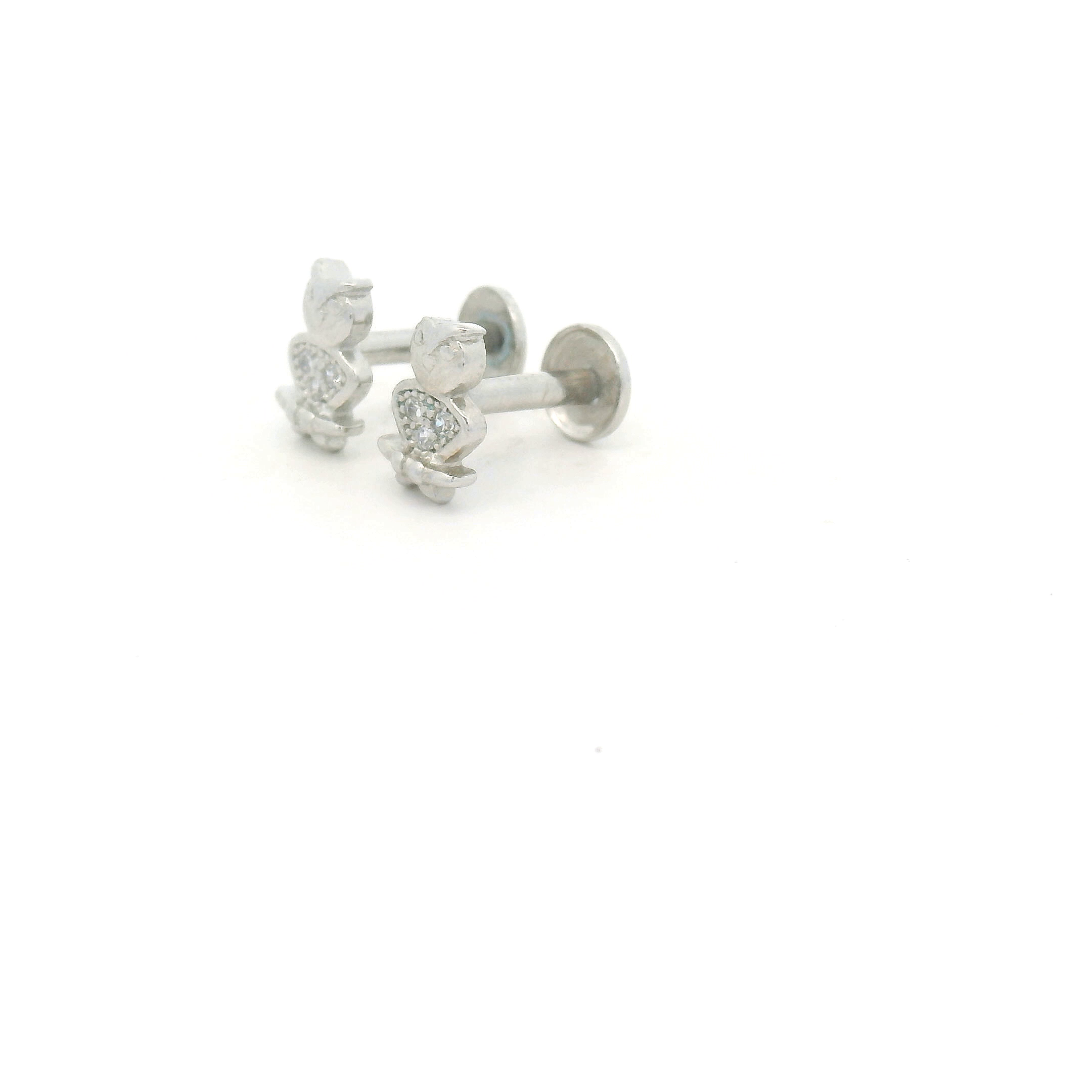 Cute 925 Silver Stud Earrings