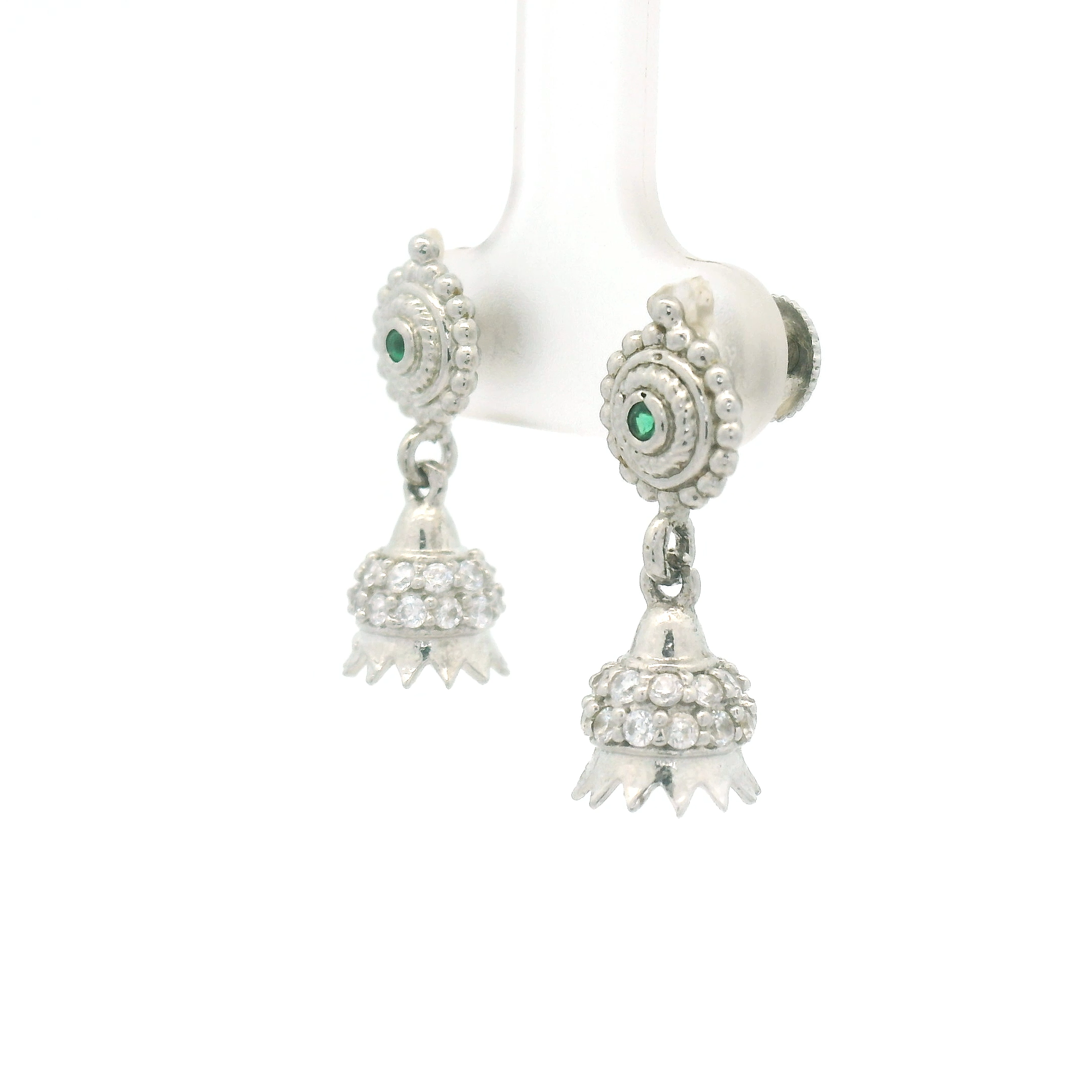 925 Silver Jhumka Earrings