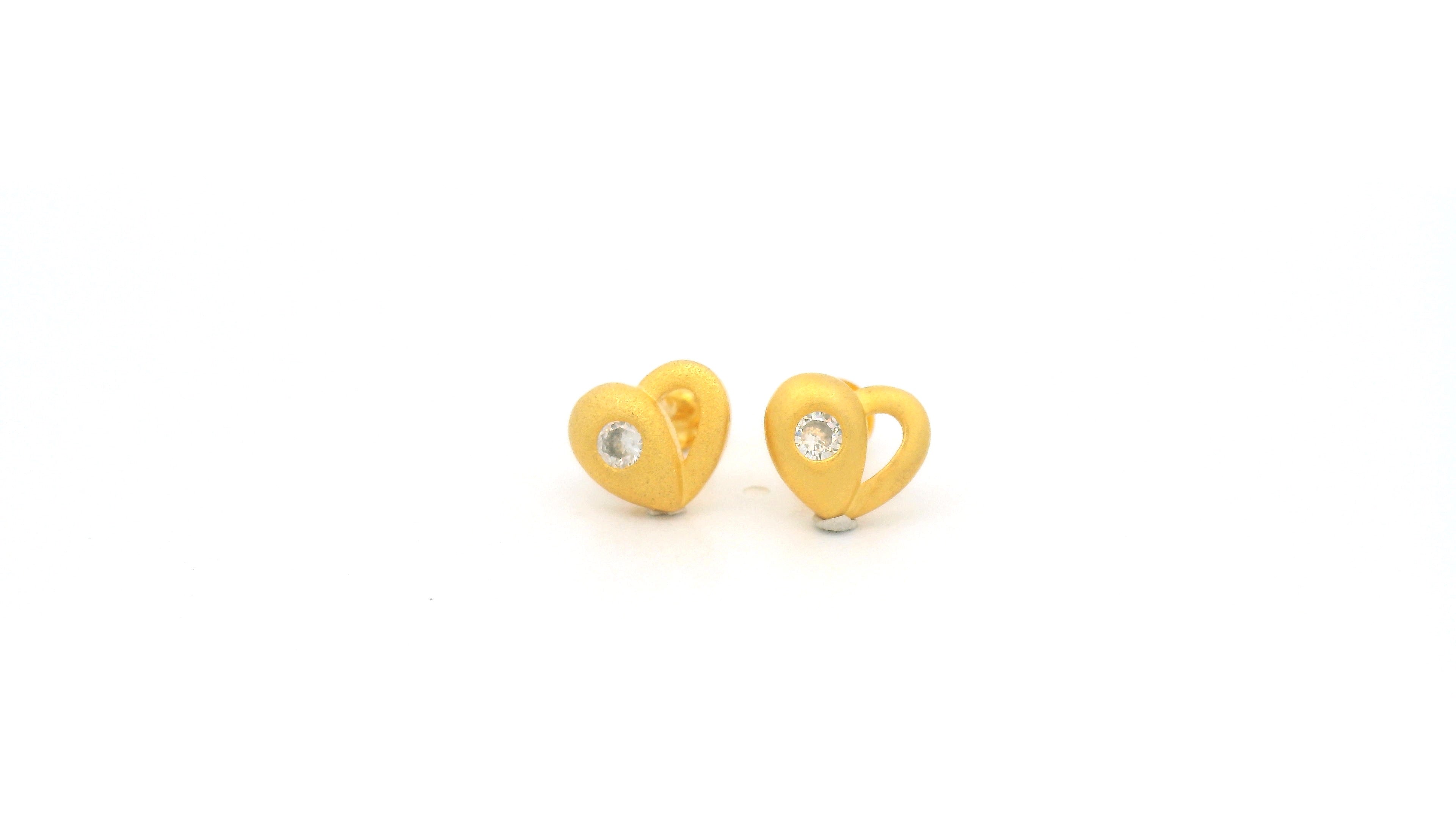 Charming Heart-Shaped Earrings
