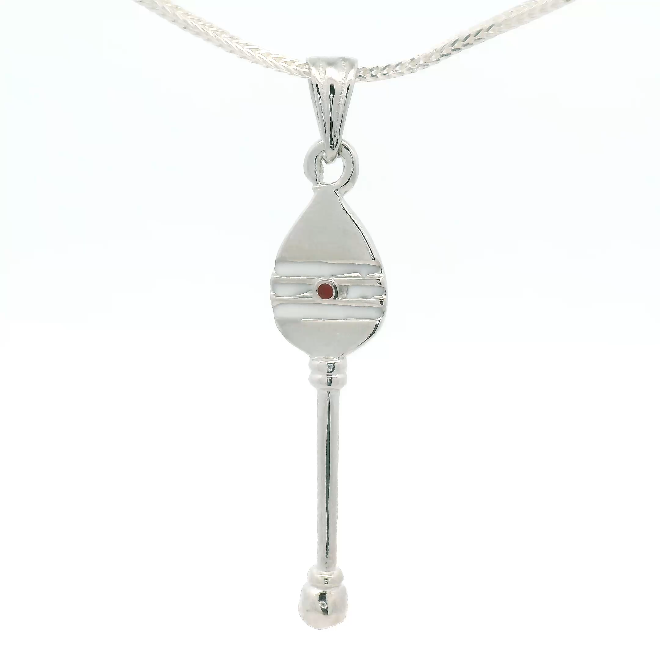 Silver Murugan Vel Pendant for Mens