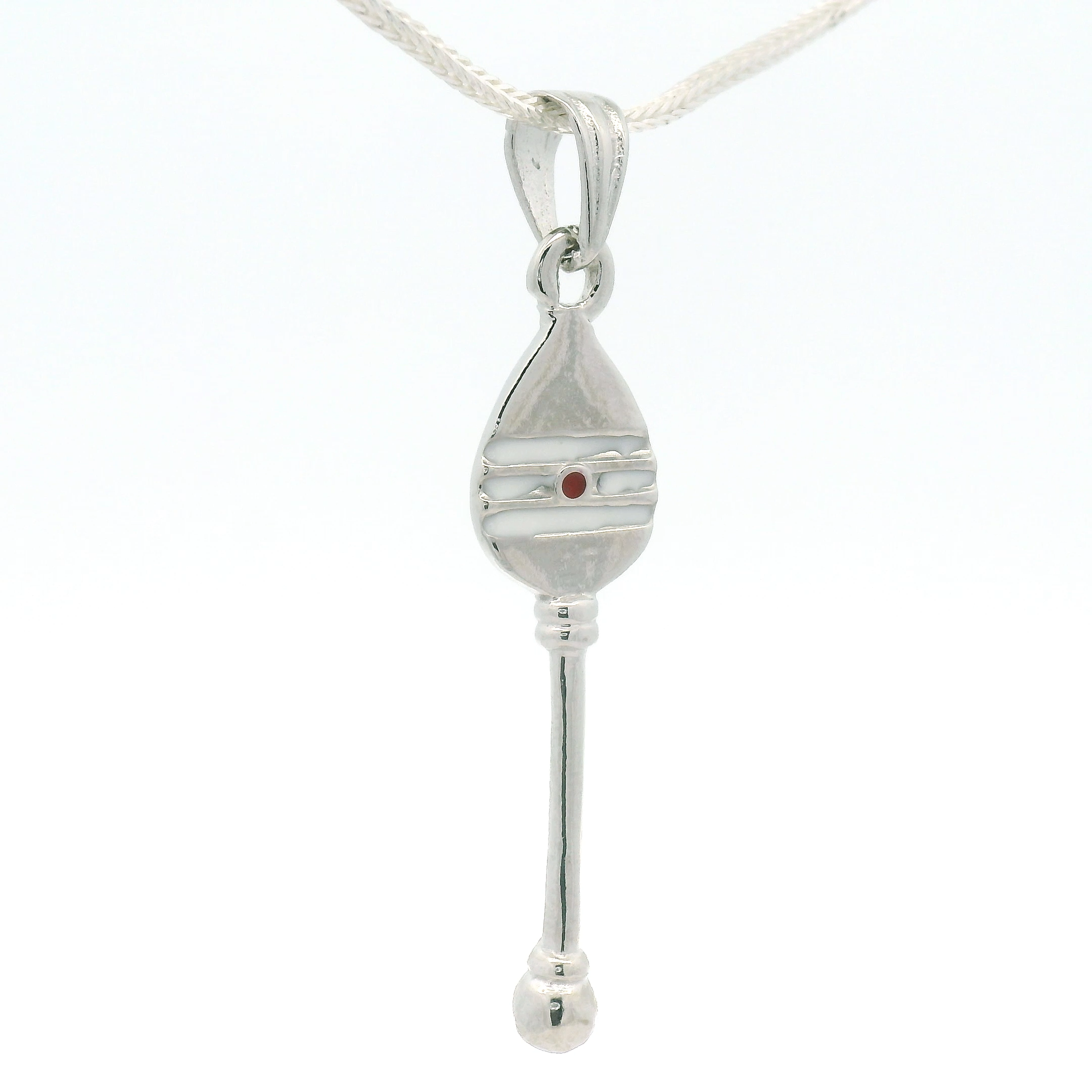 Silver Murugan Vel Pendant for Mens