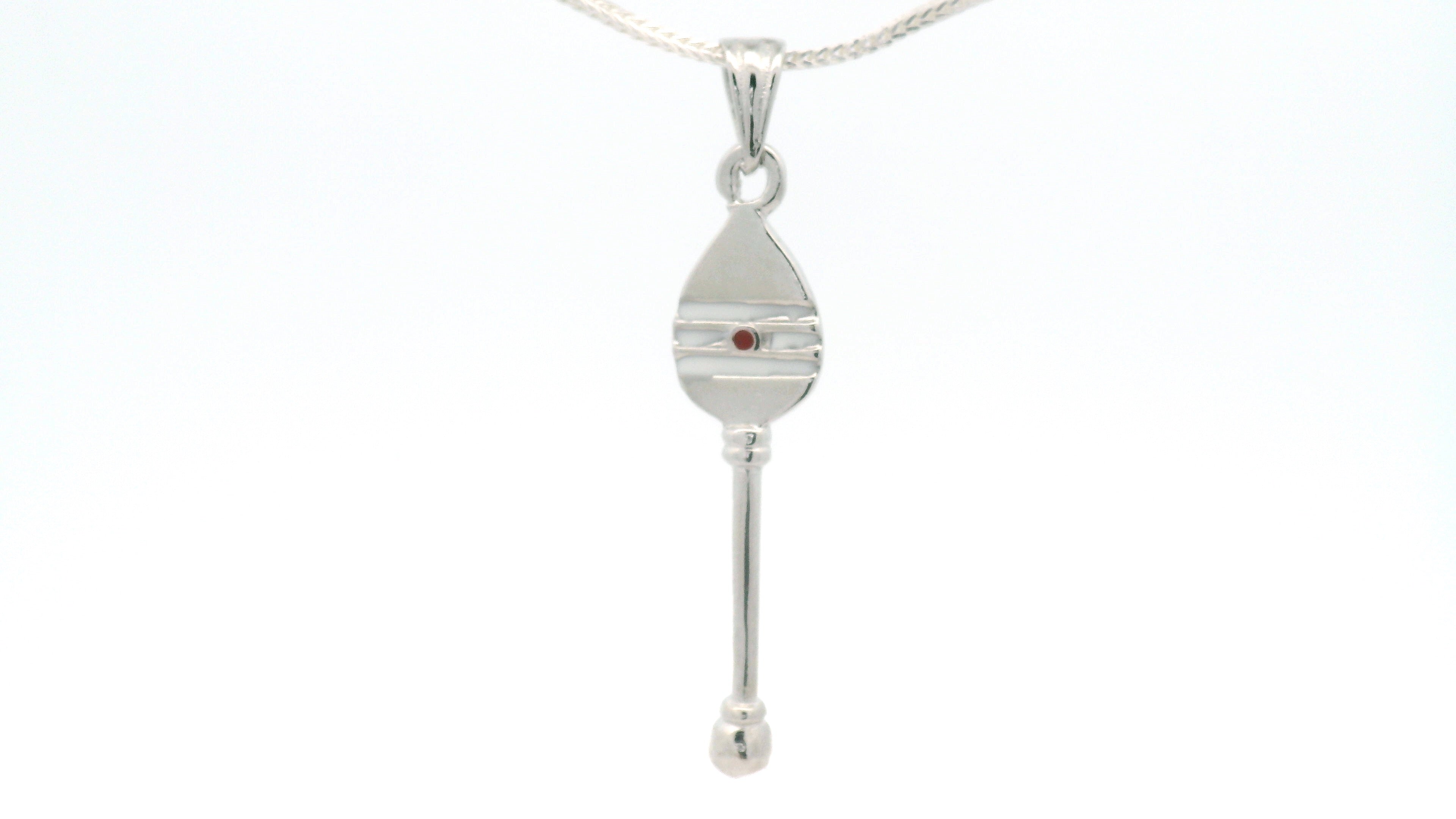 Silver Murugan Vel Pendant for Mens