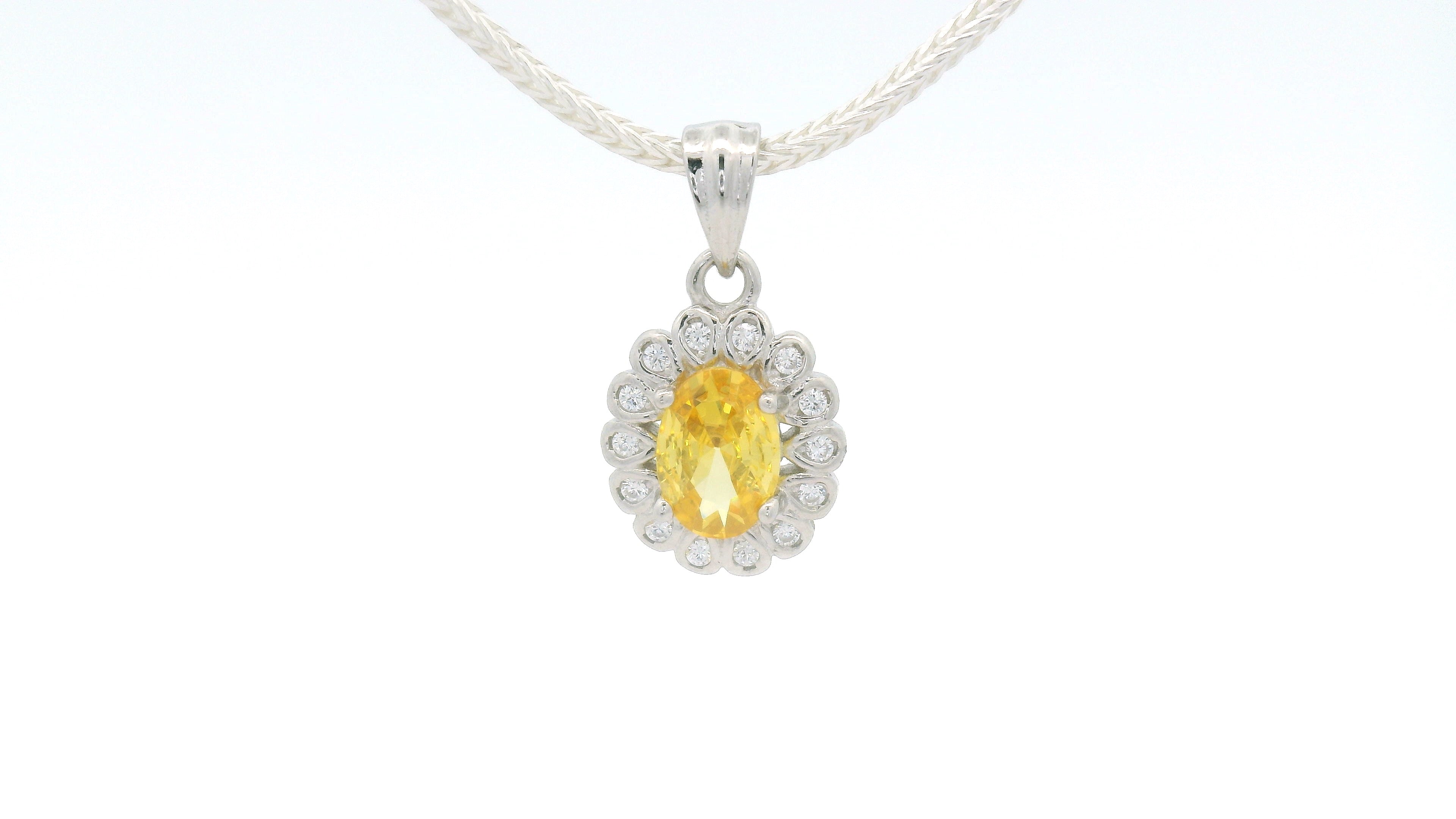 Yellow Gemstone Pendant