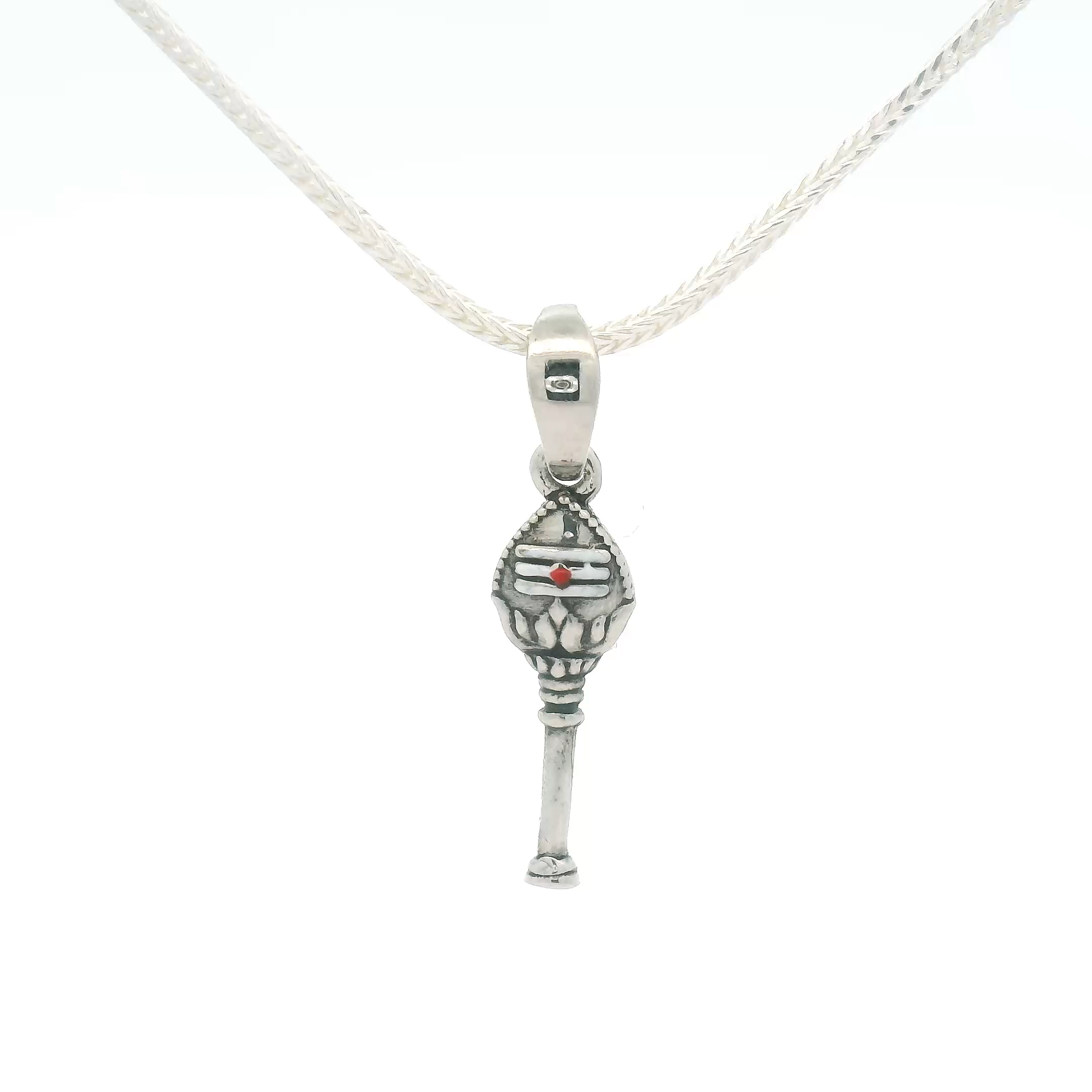 Silver Pendant with Murugan Vel Design