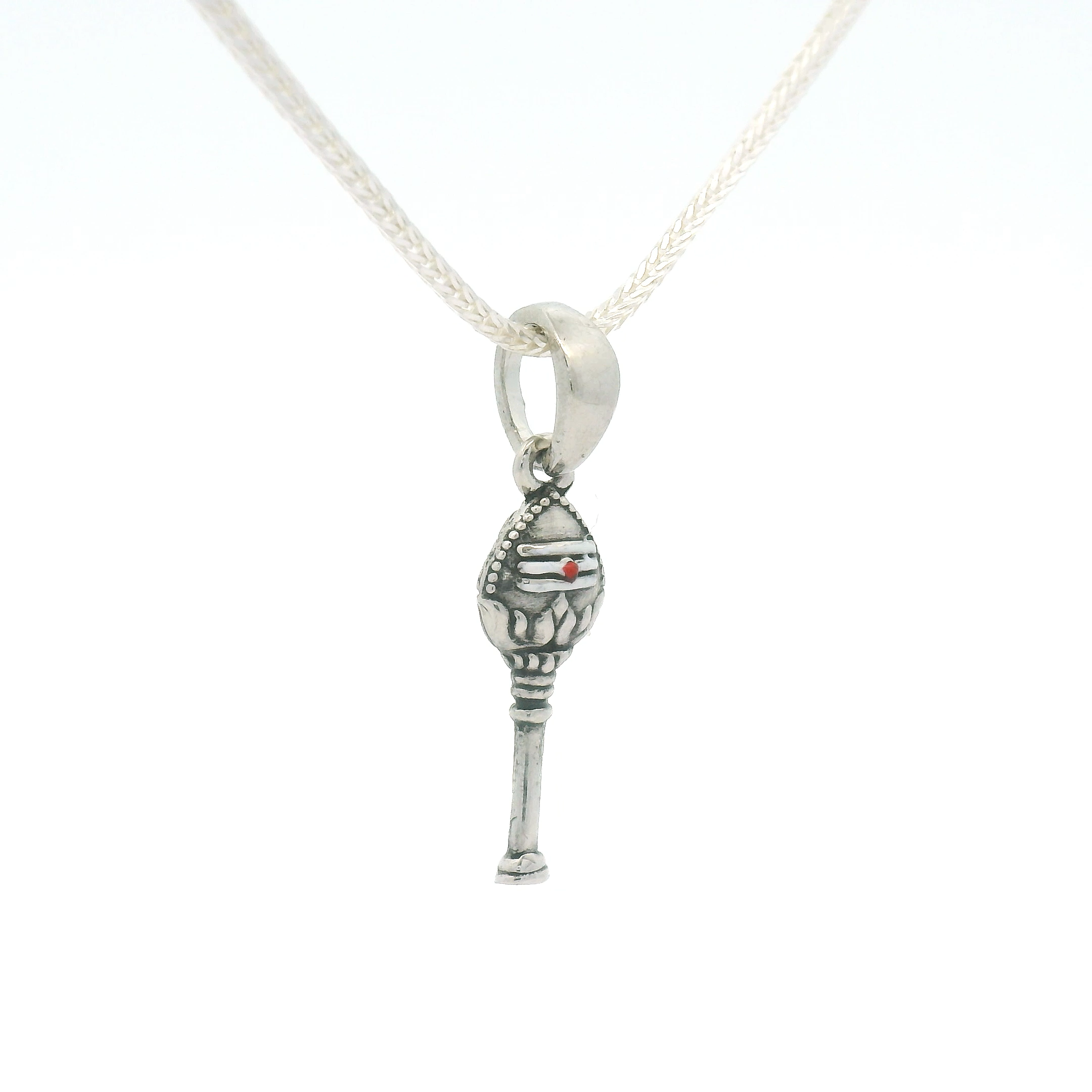 Silver Pendant with Murugan Vel Design