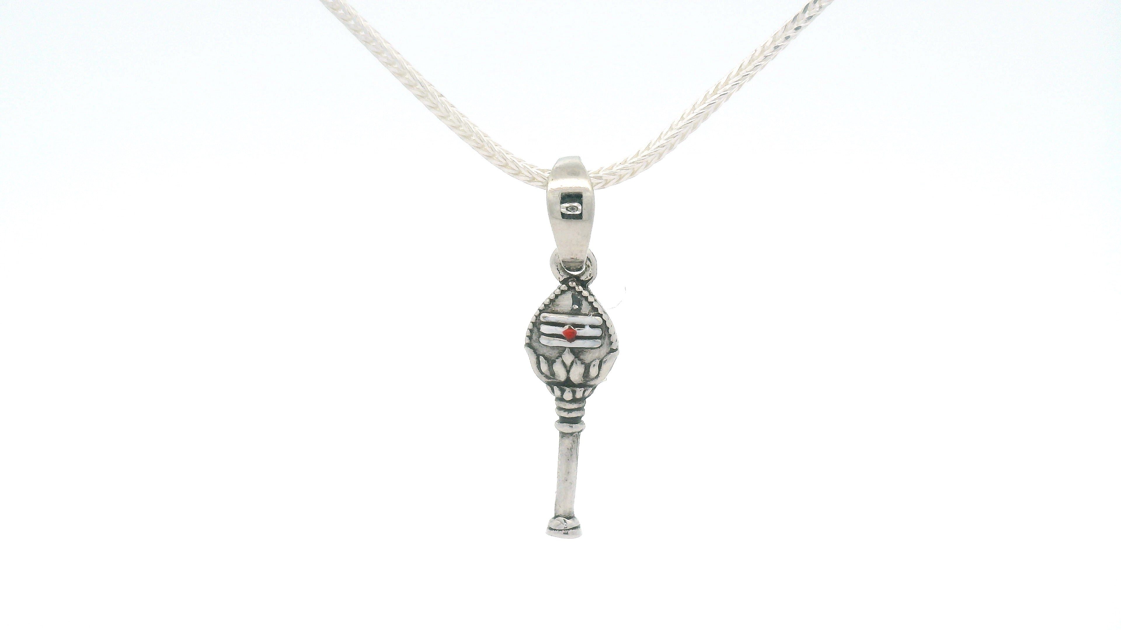 Silver Pendant with Murugan Vel Design