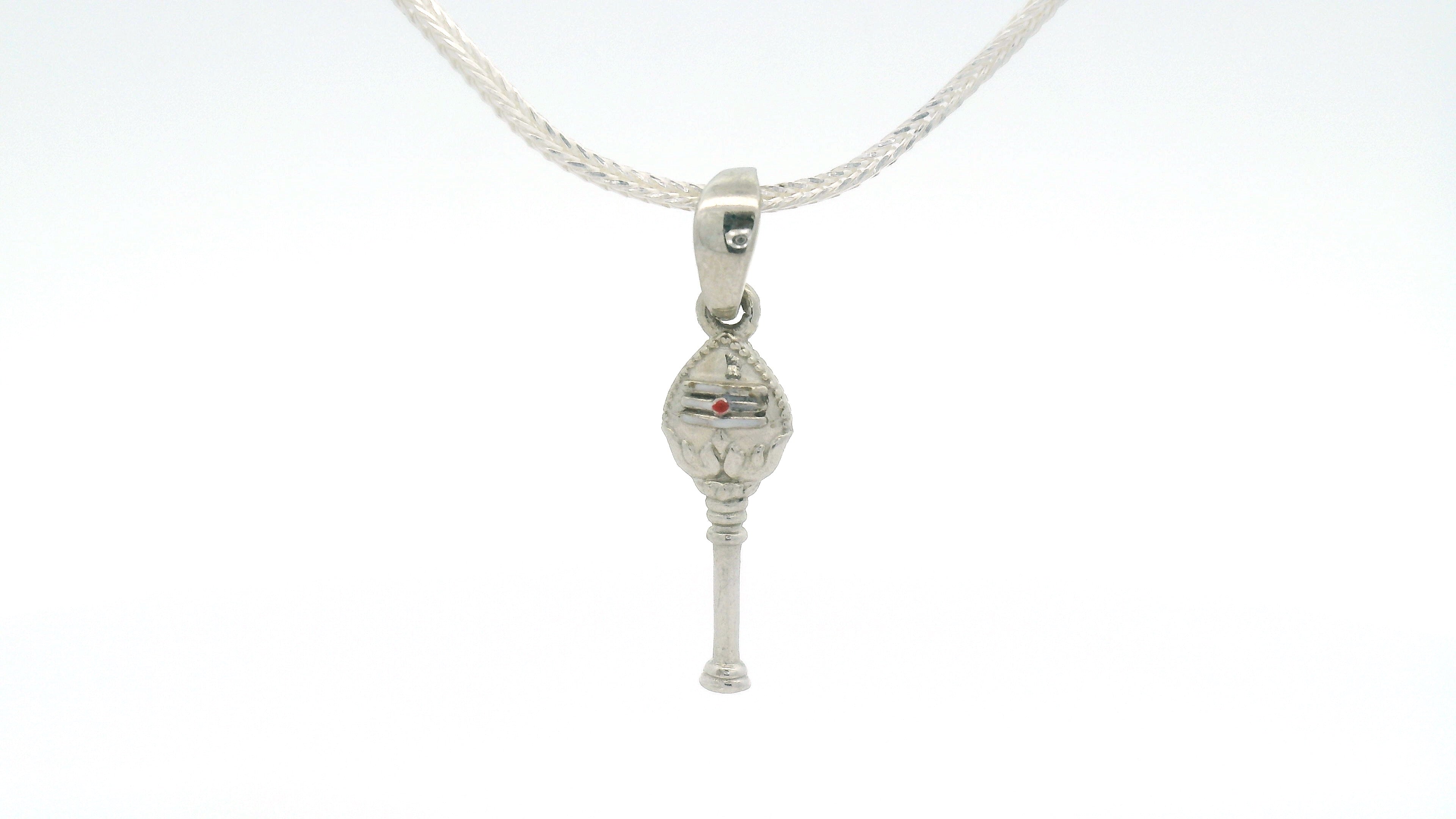 Silver Pendant with Vel Design