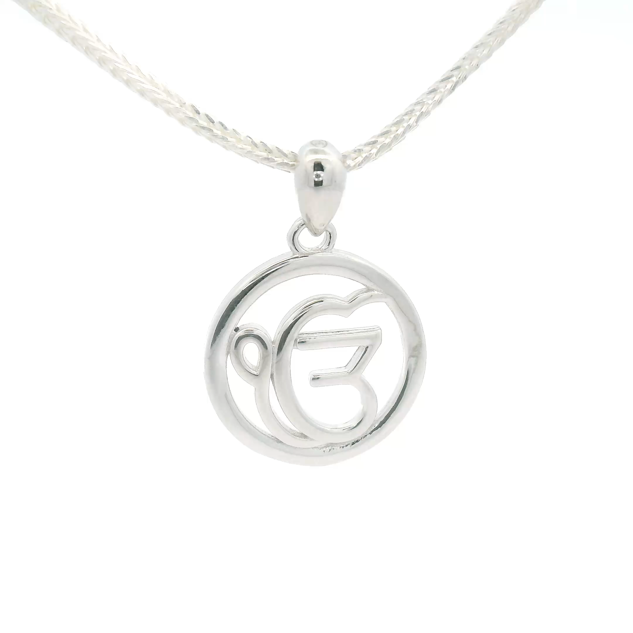 Silver Pendant with Unique Design for Women & Girls