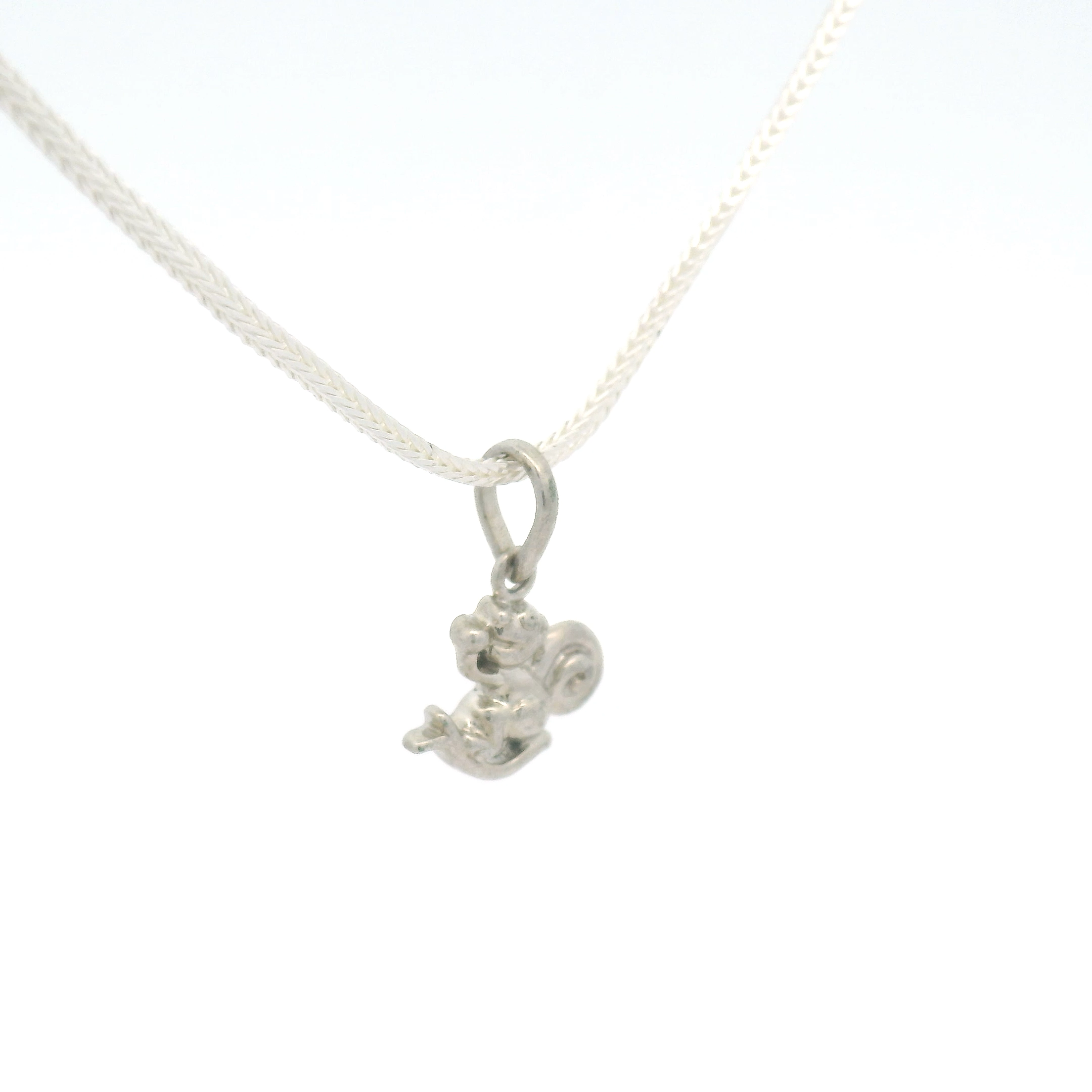 Charming Silver Squirrel Pendant
