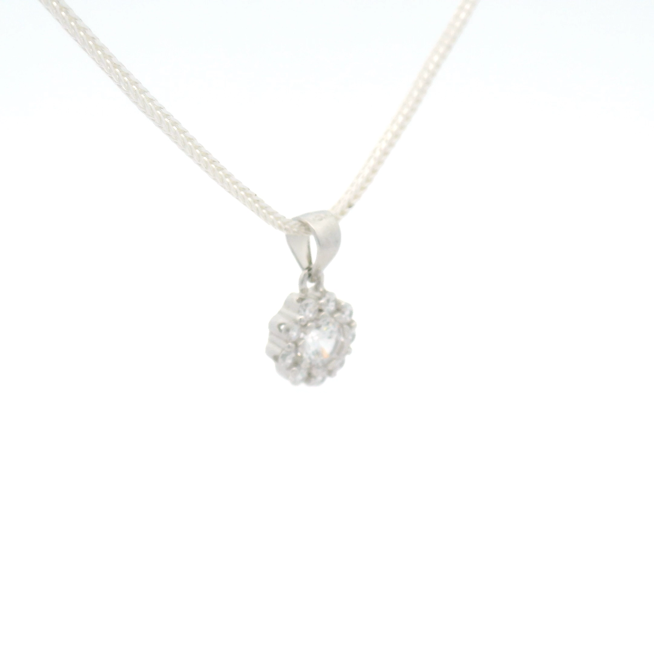Silver Pendant with Office Wear