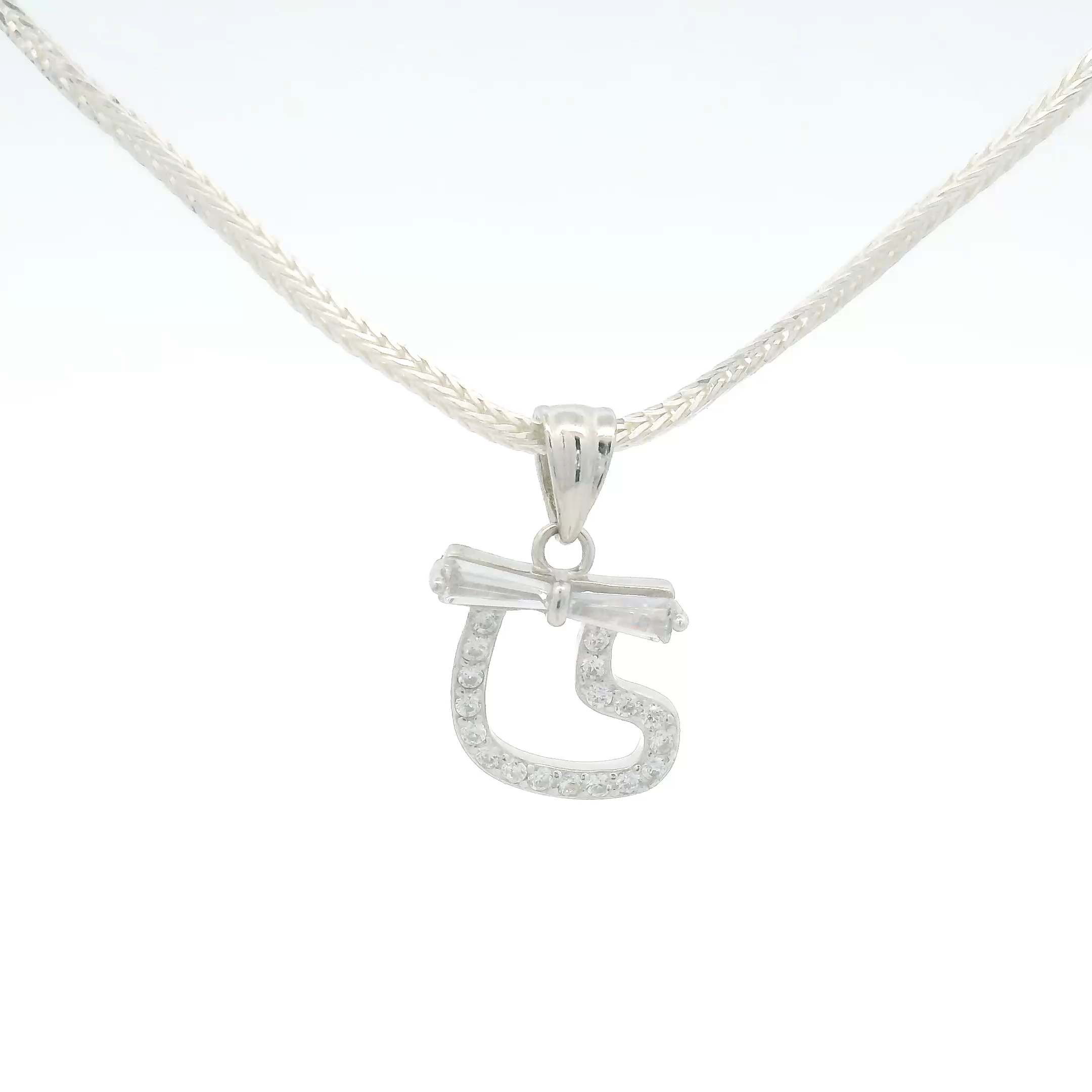 925 Silver Pendant with Sparkling Detail