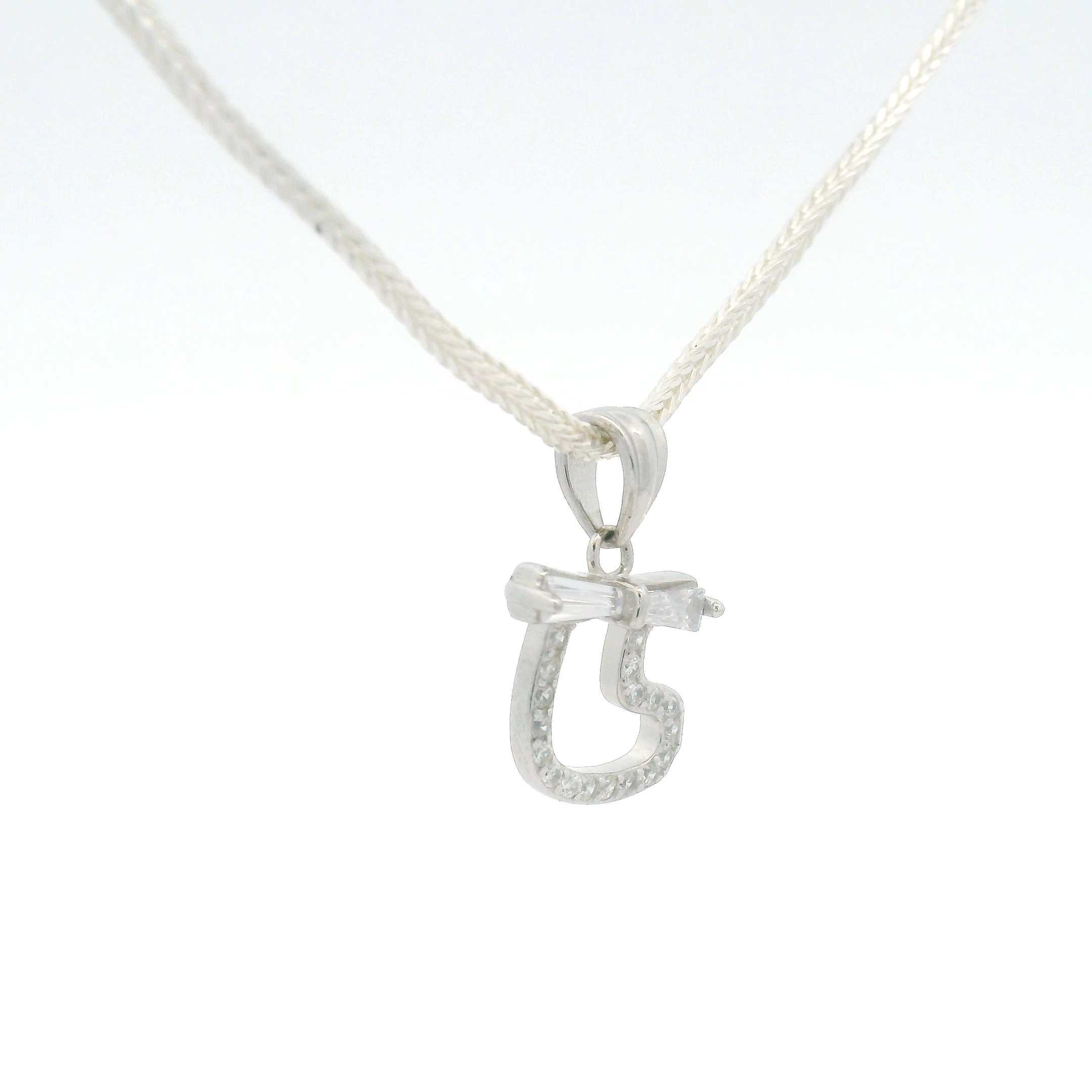 925 Silver Pendant with Sparkling Detail