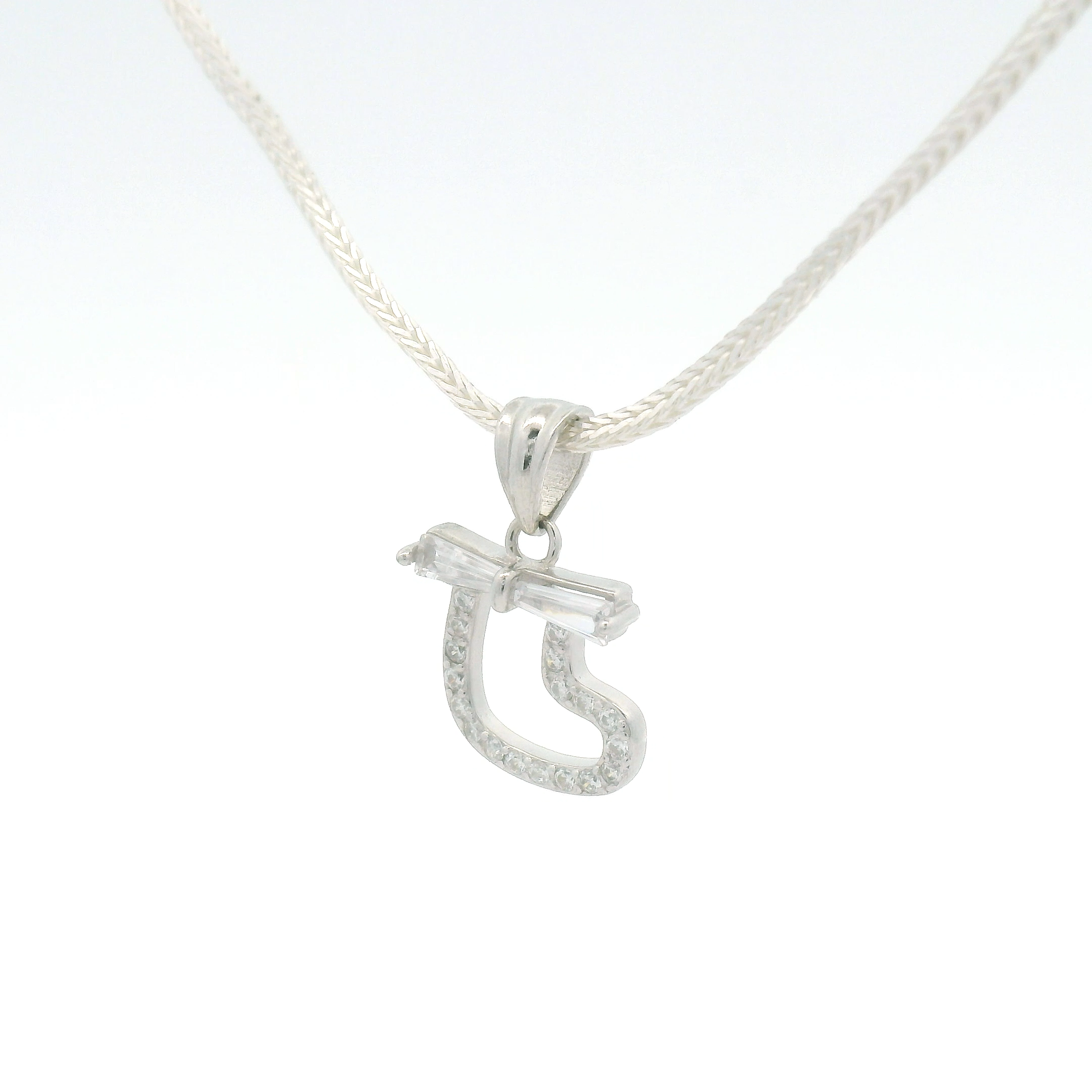 925 Silver Pendant with Sparkling Detail