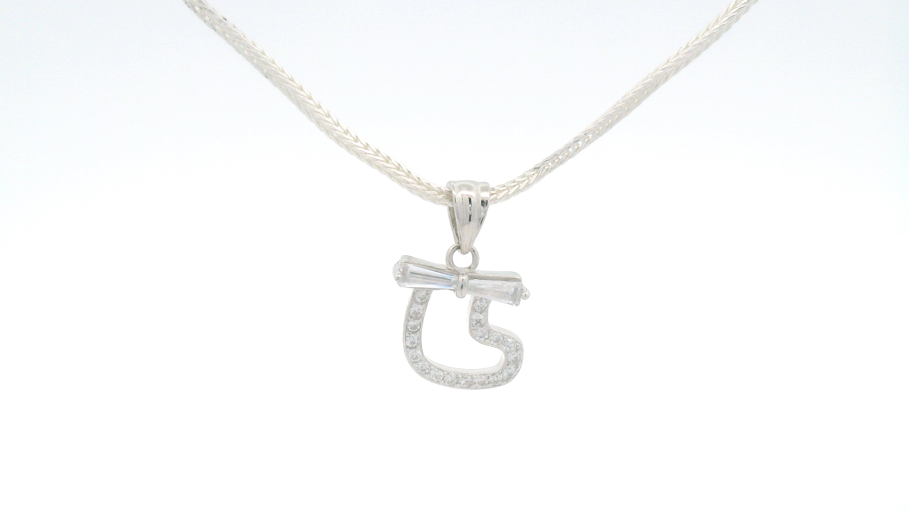 925 Silver Pendant with Sparkling Detail