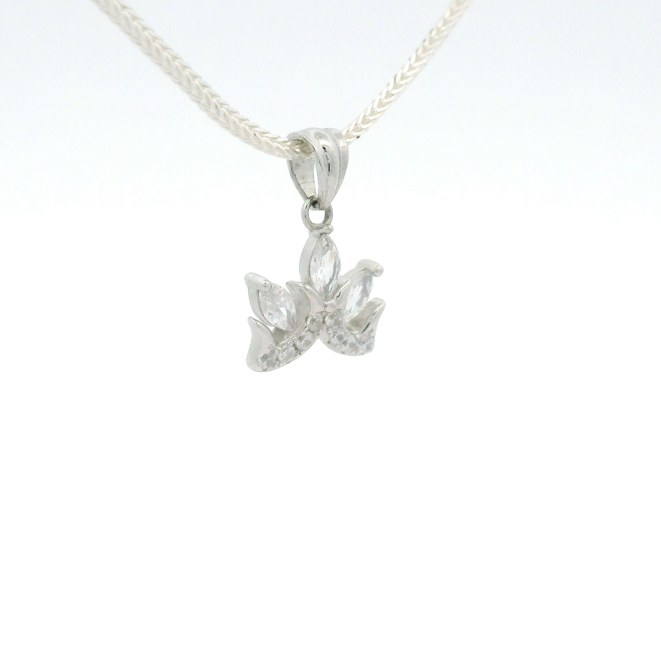 925 Silver Flower Pendant