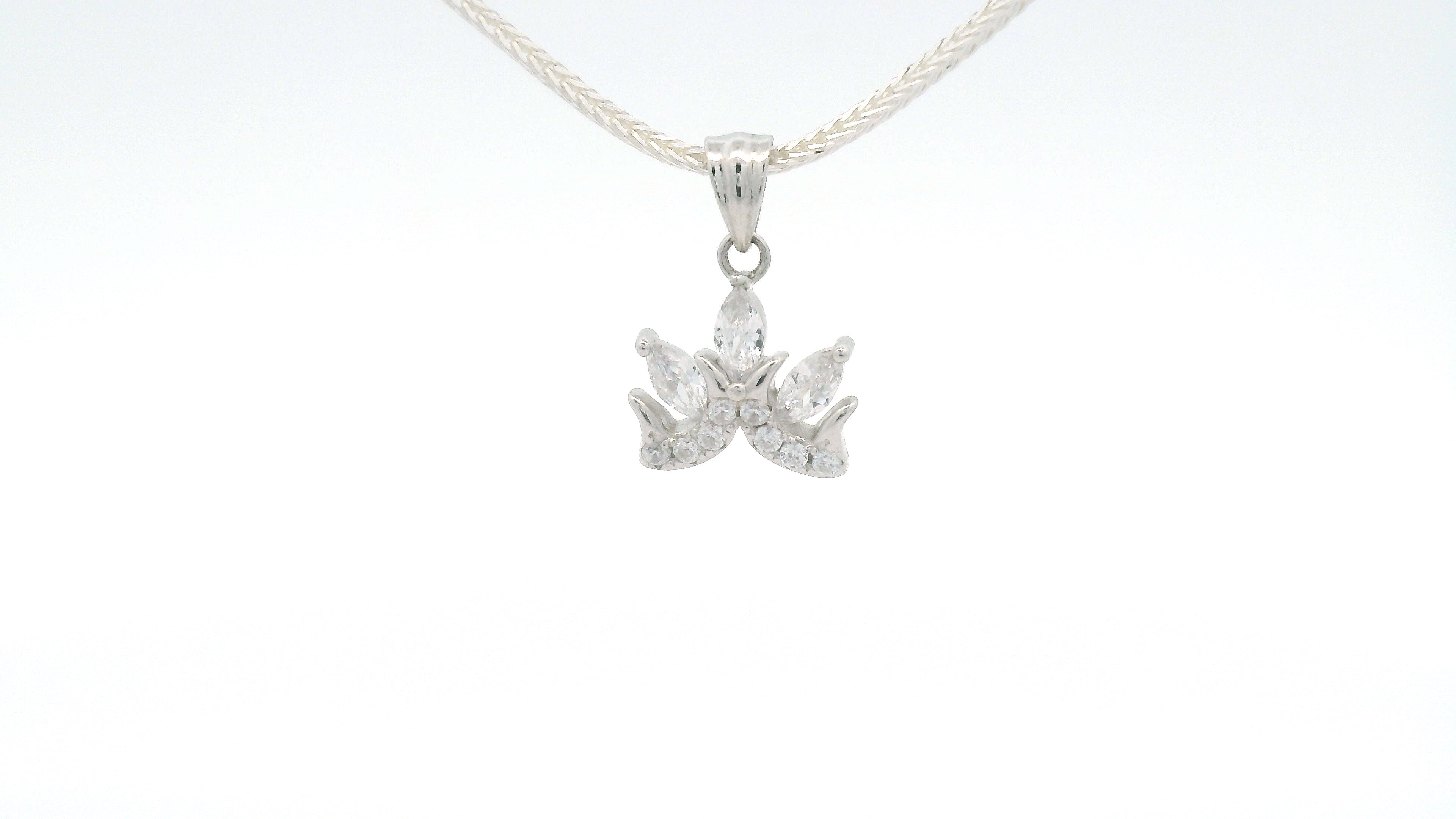 925 Silver Flower Pendant