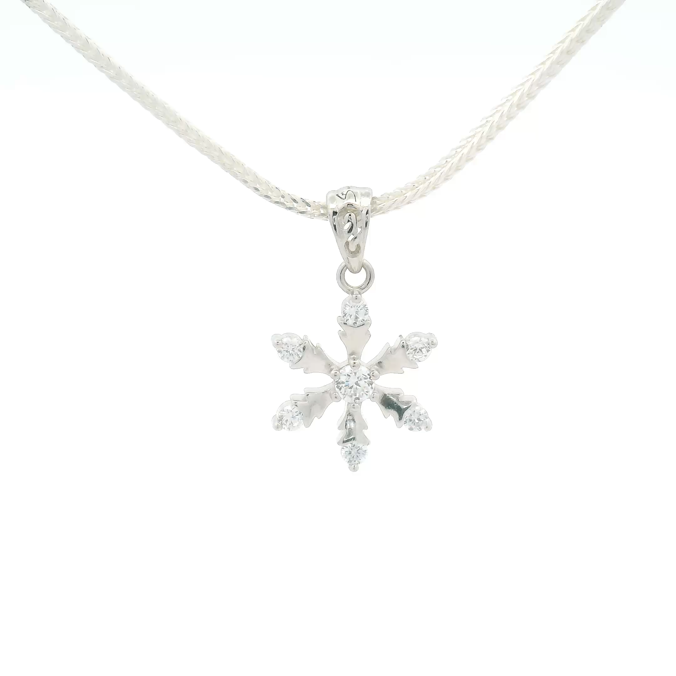 Silver Snowflake Pendant