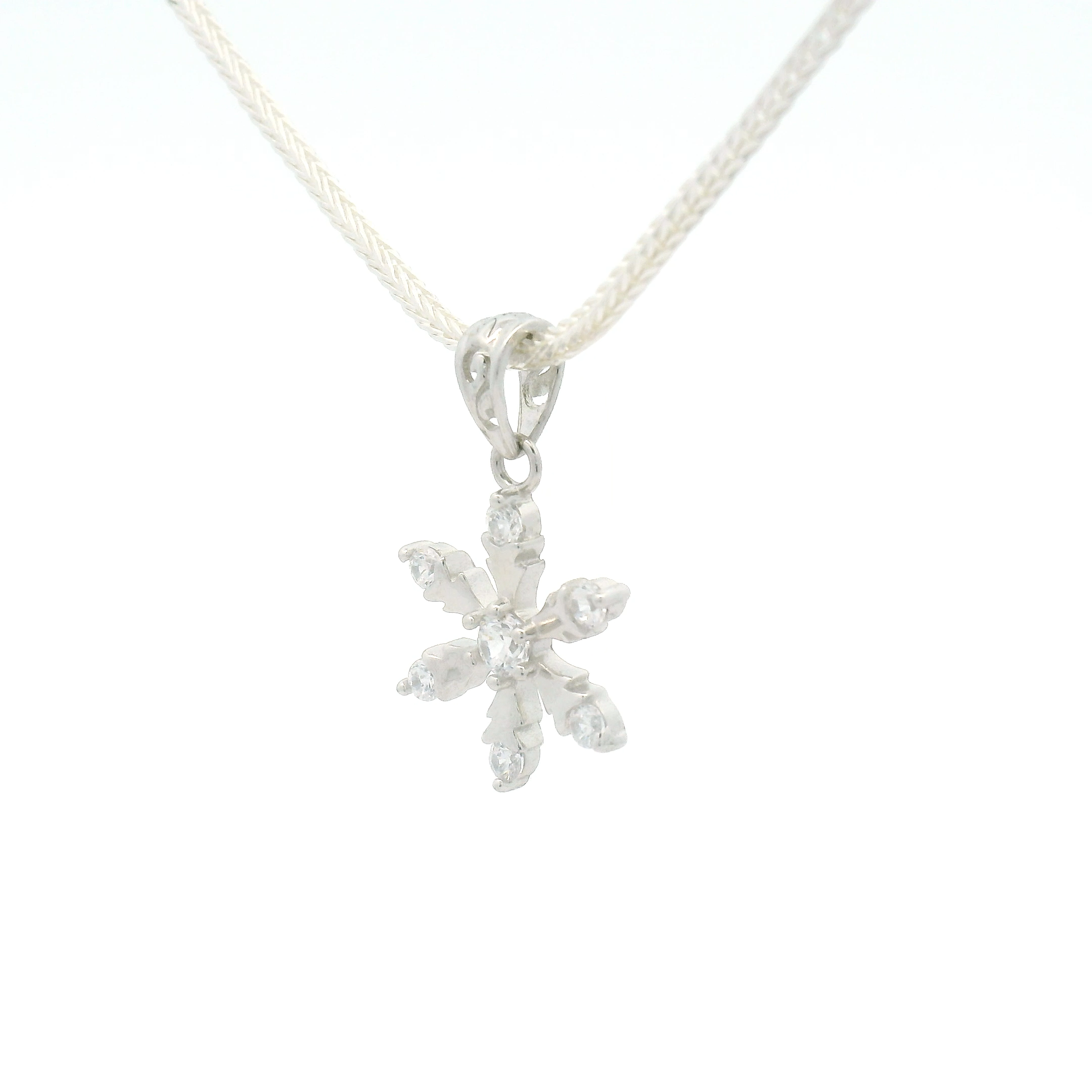 Silver Snowflake Pendant