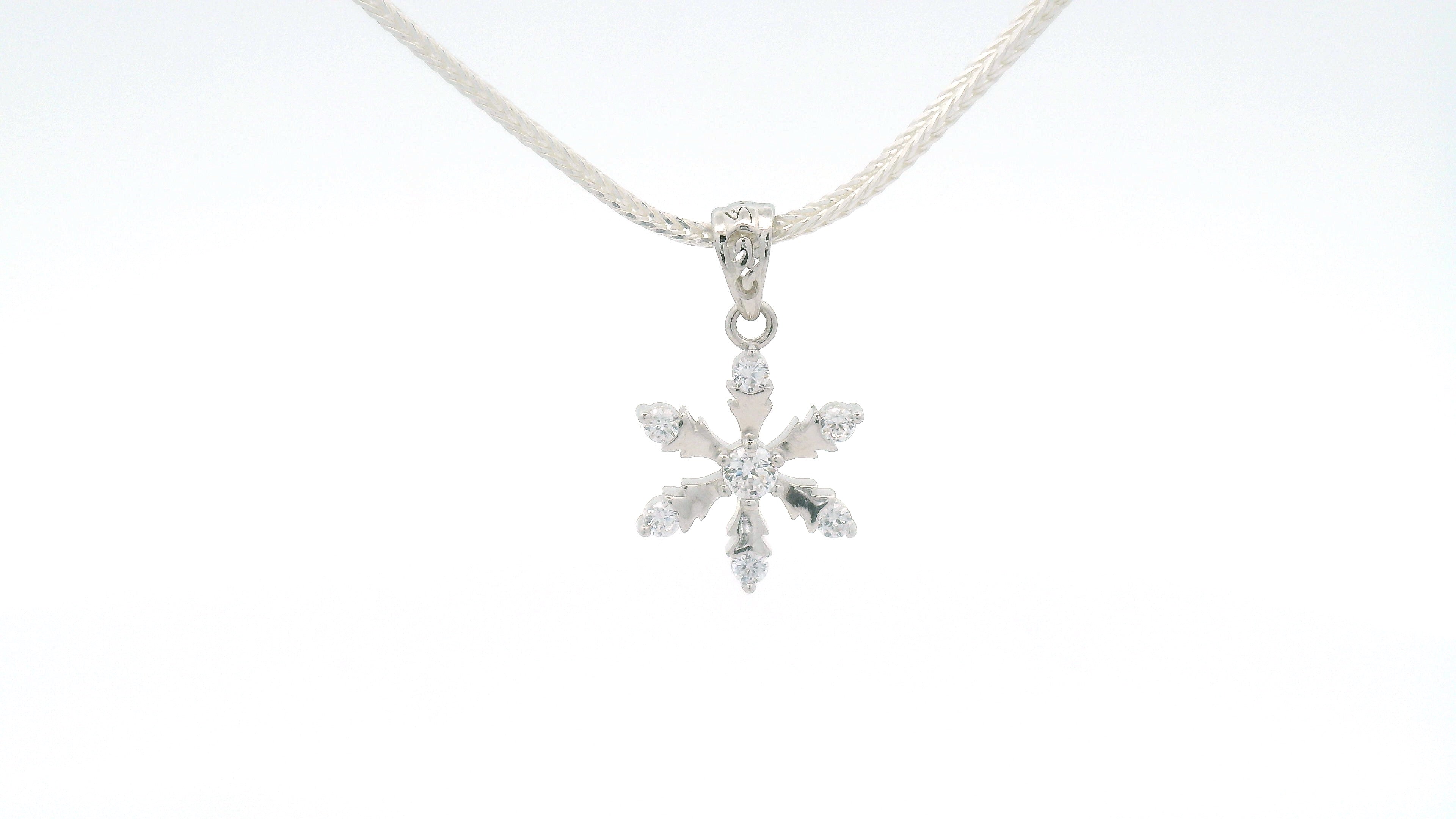 Silver Snowflake Pendant