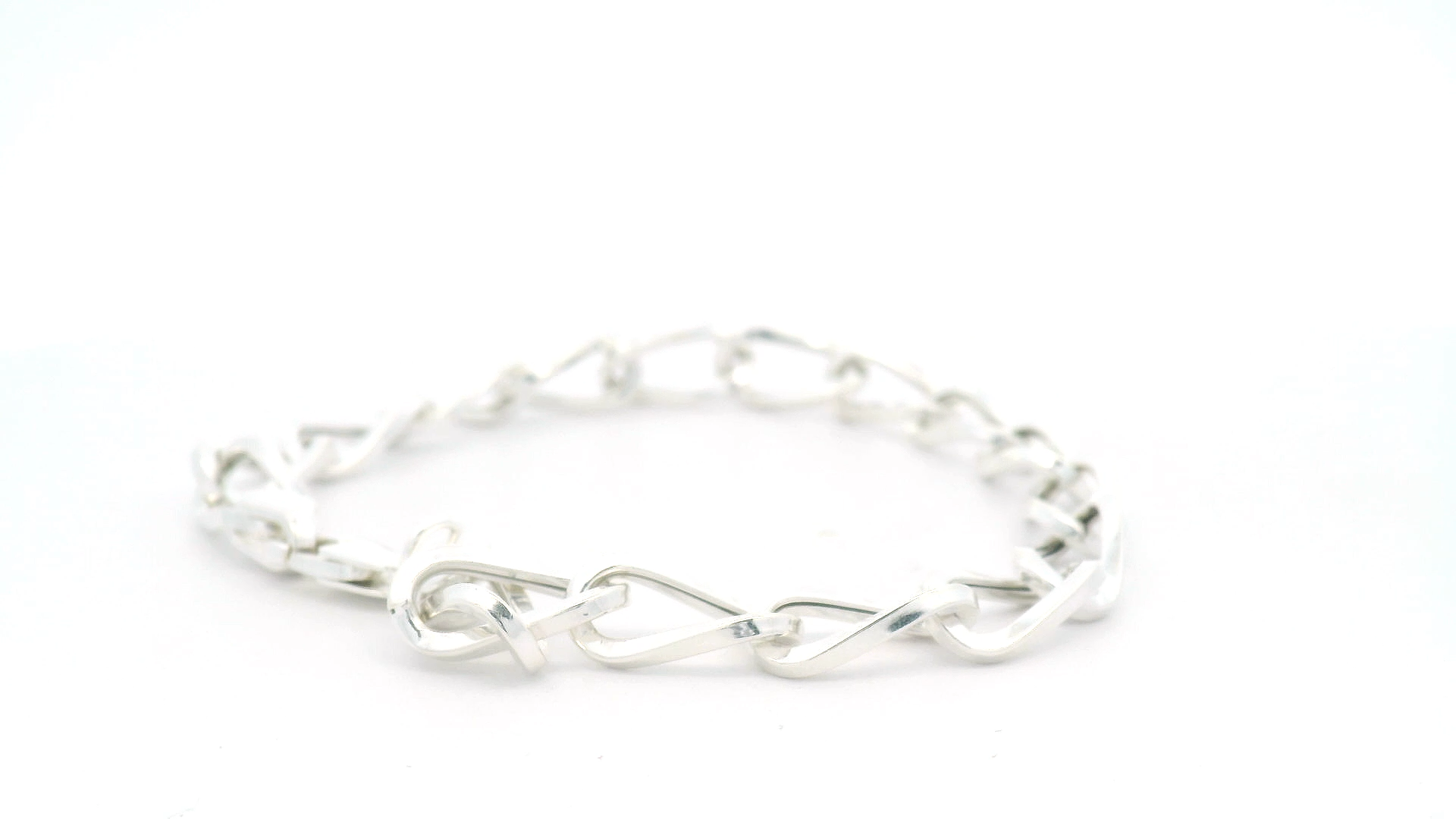 Men’s Link Chain Silver Bracelet