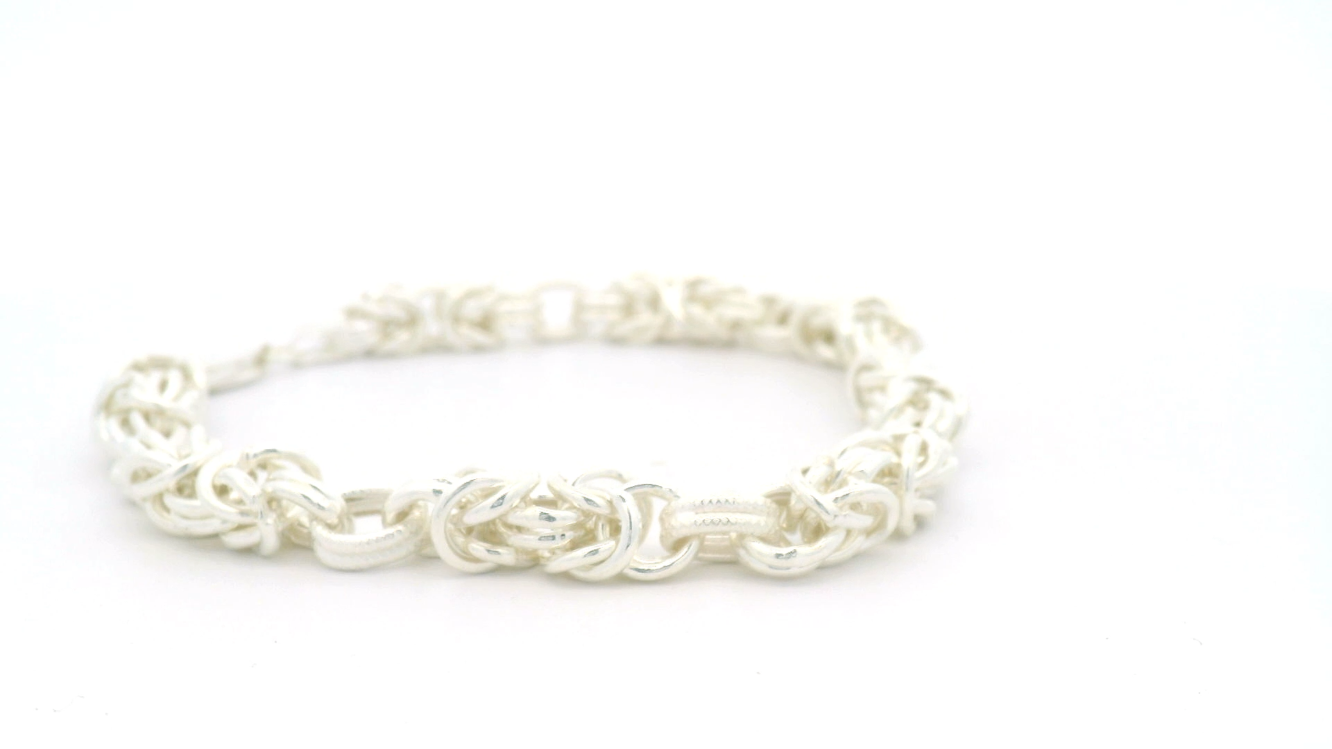 Elegant Silver Knot Bracelet for Mens