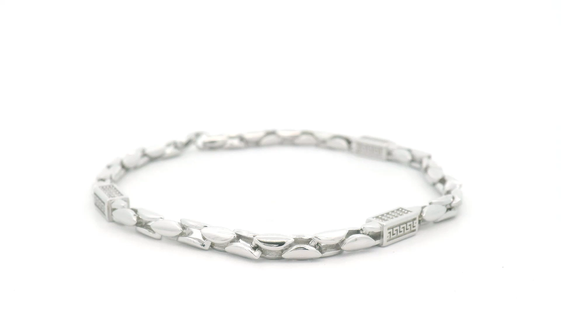 Silver Heart Bracelet for Boys