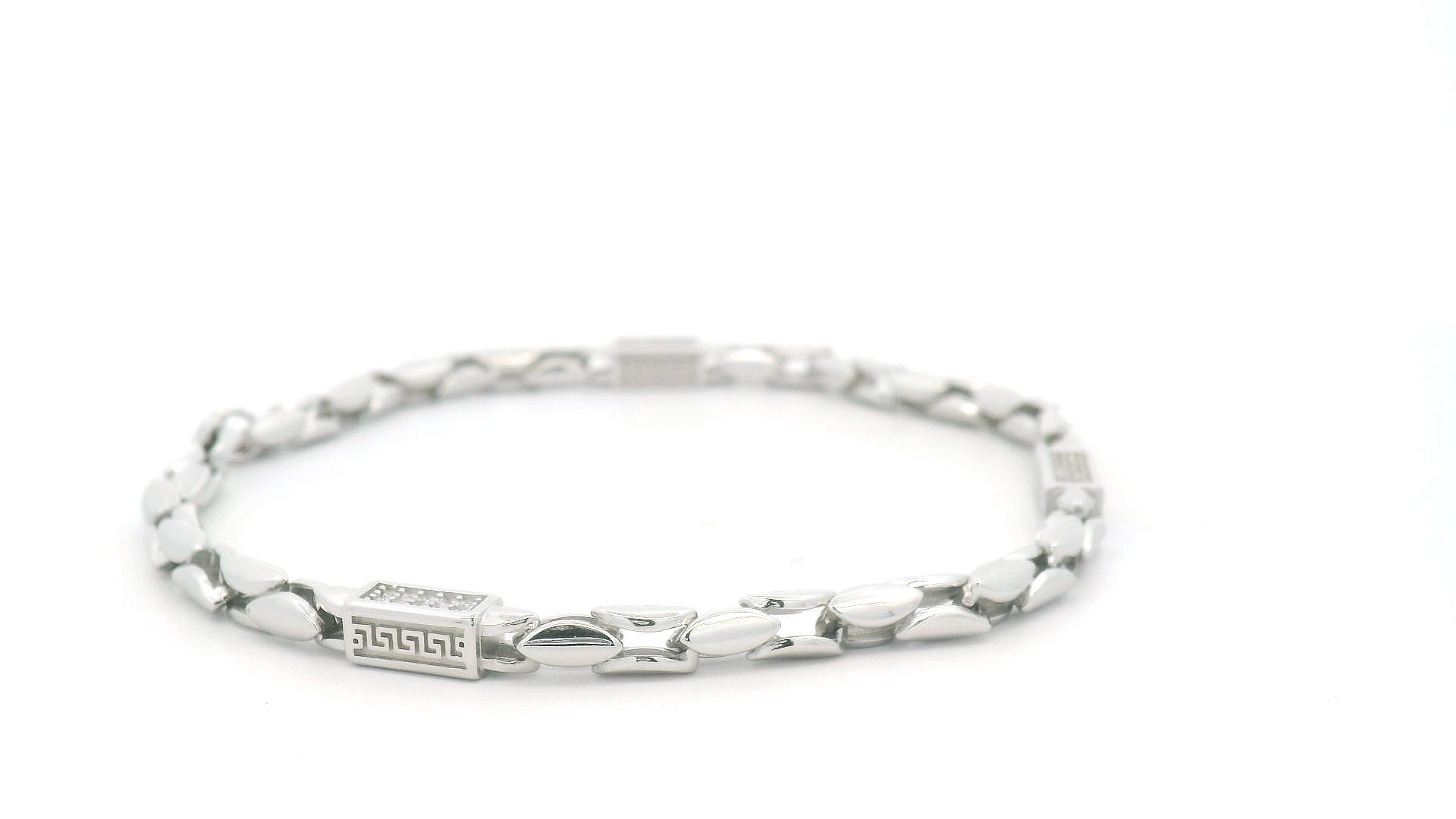 Silver Heart Bracelet for Boys
