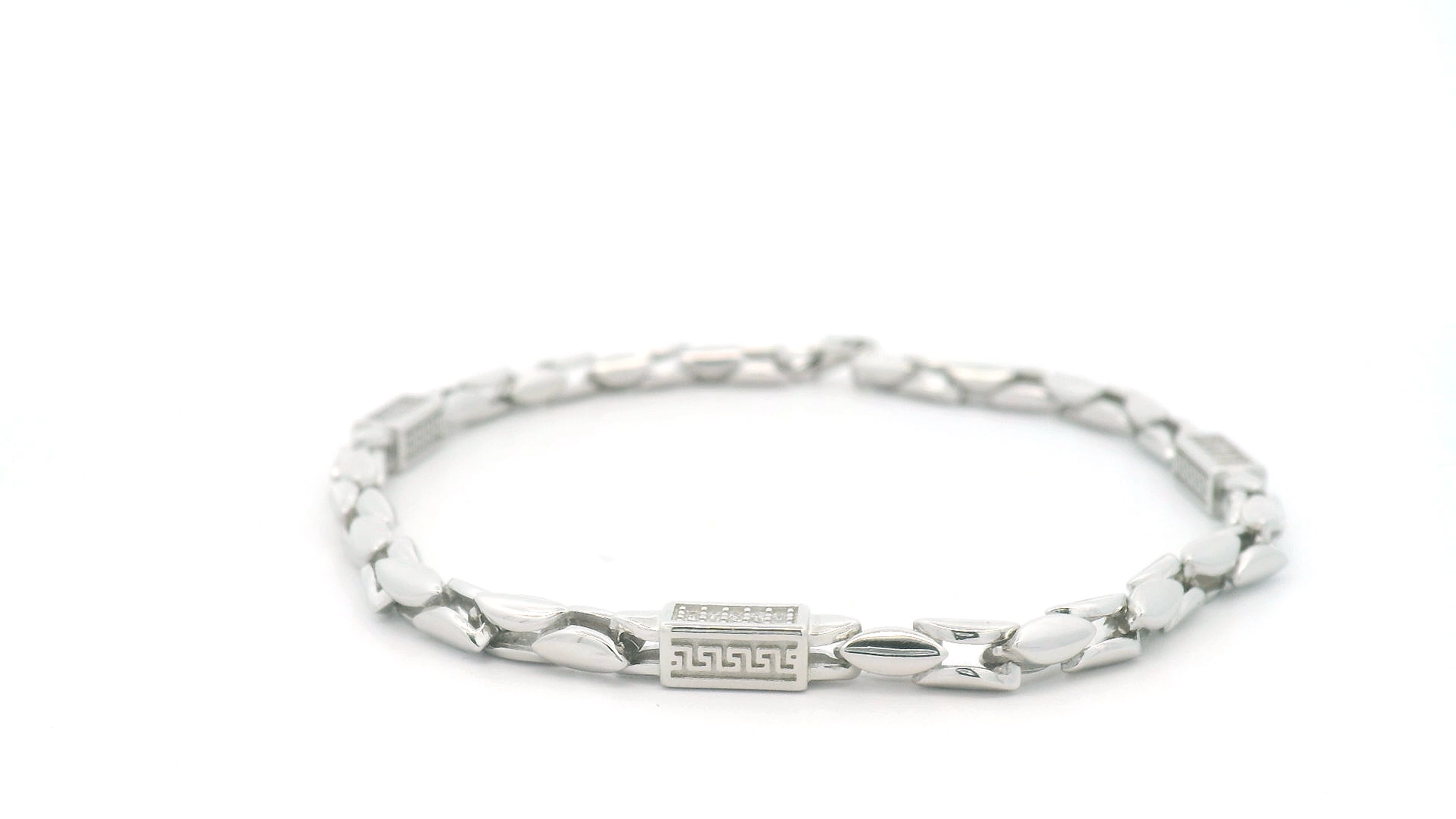Silver Heart Bracelet for Boys