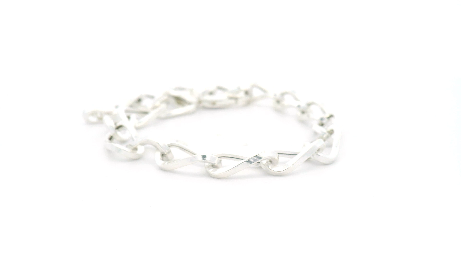 Men’s Link Chain Silver Bracelet