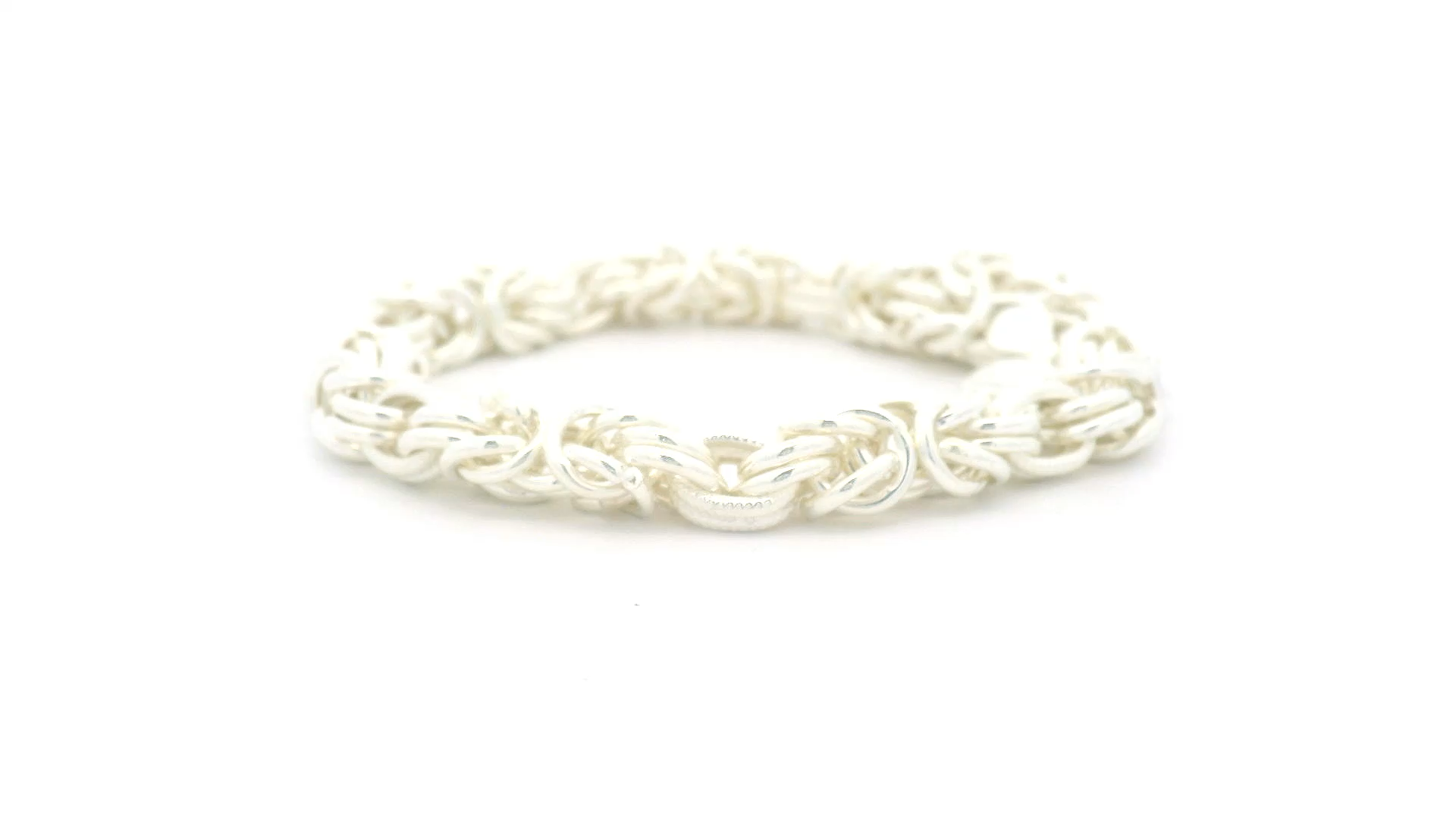 Elegant Silver Knot Bracelet for Mens