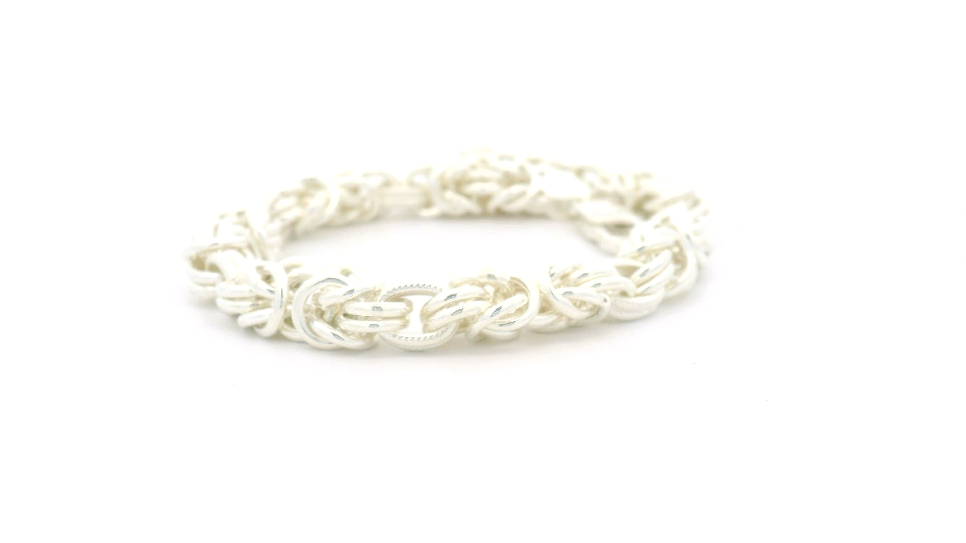 Elegant Silver Knot Bracelet for Mens