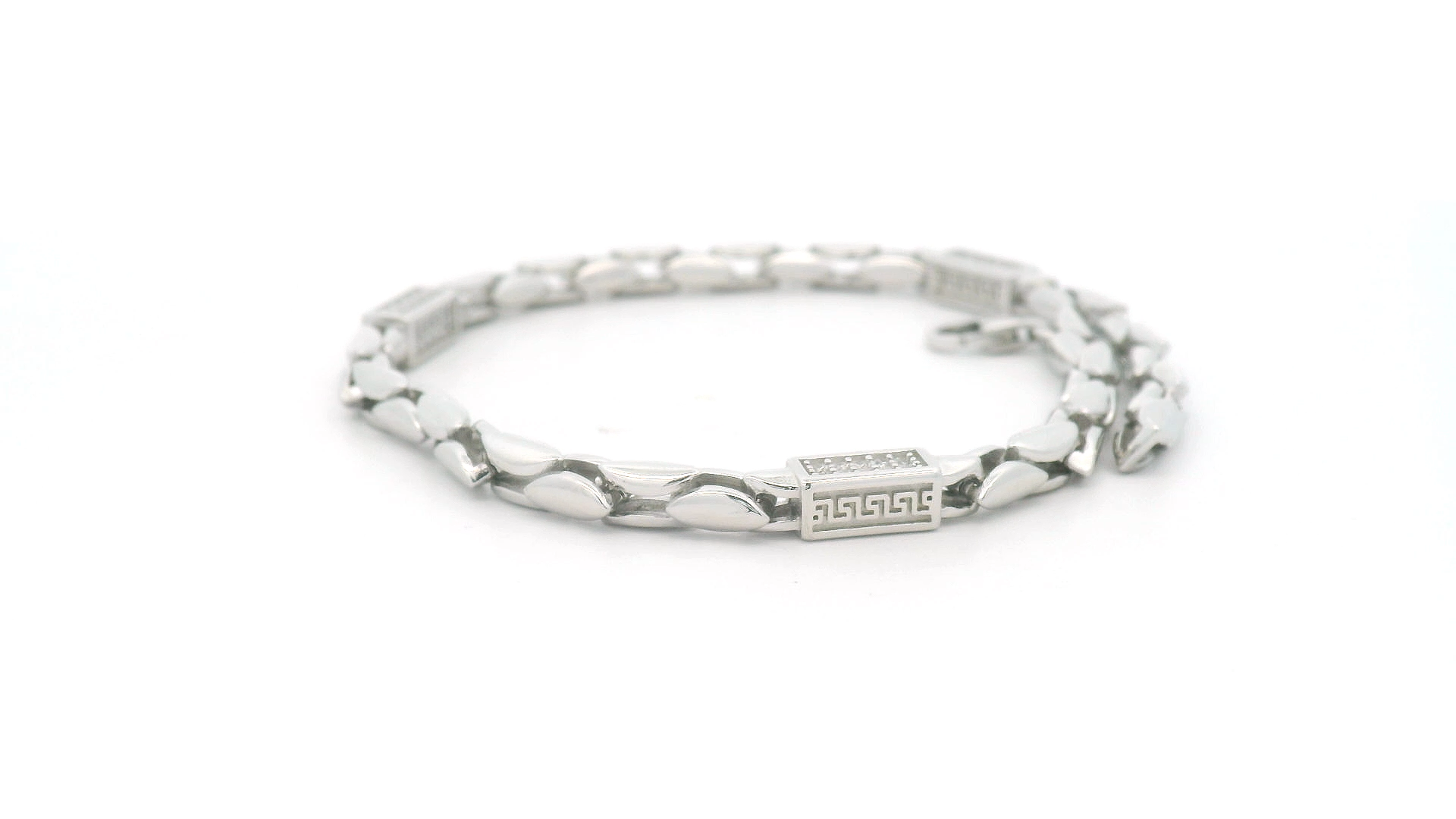 Silver Heart Bracelet for Boys