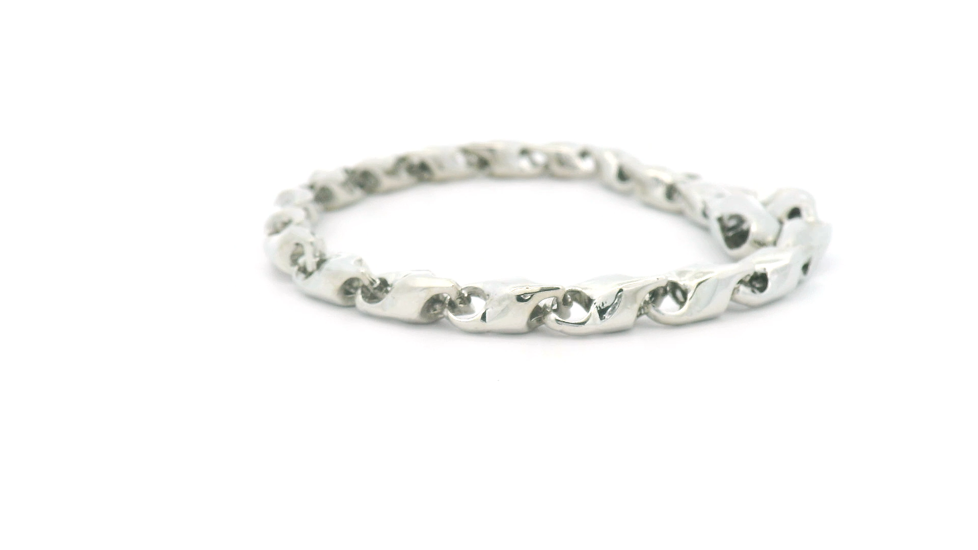 Silver Chain Bracelet Gift for Mens