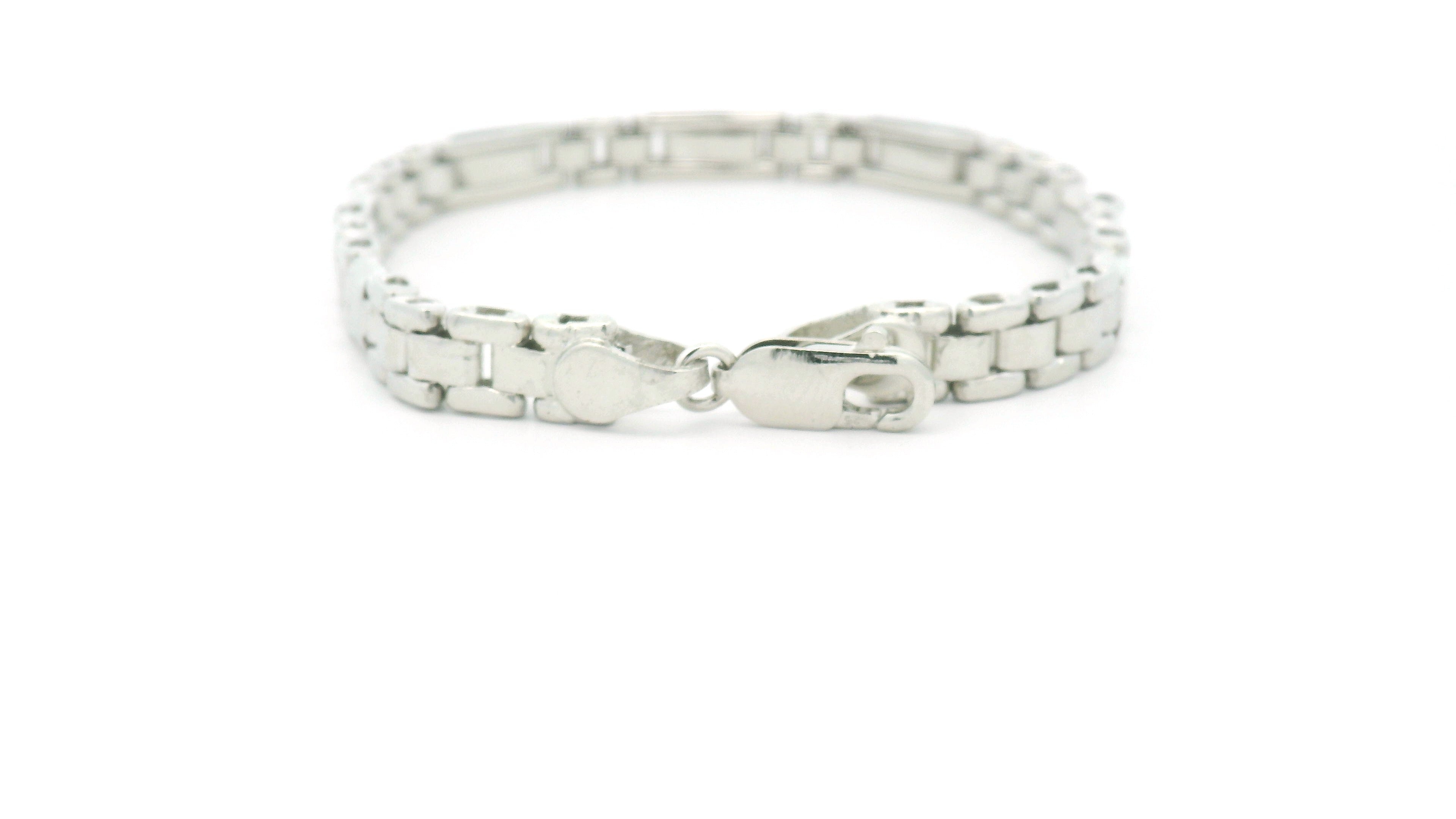 925 Silver Chain Bracelet for Office Wear