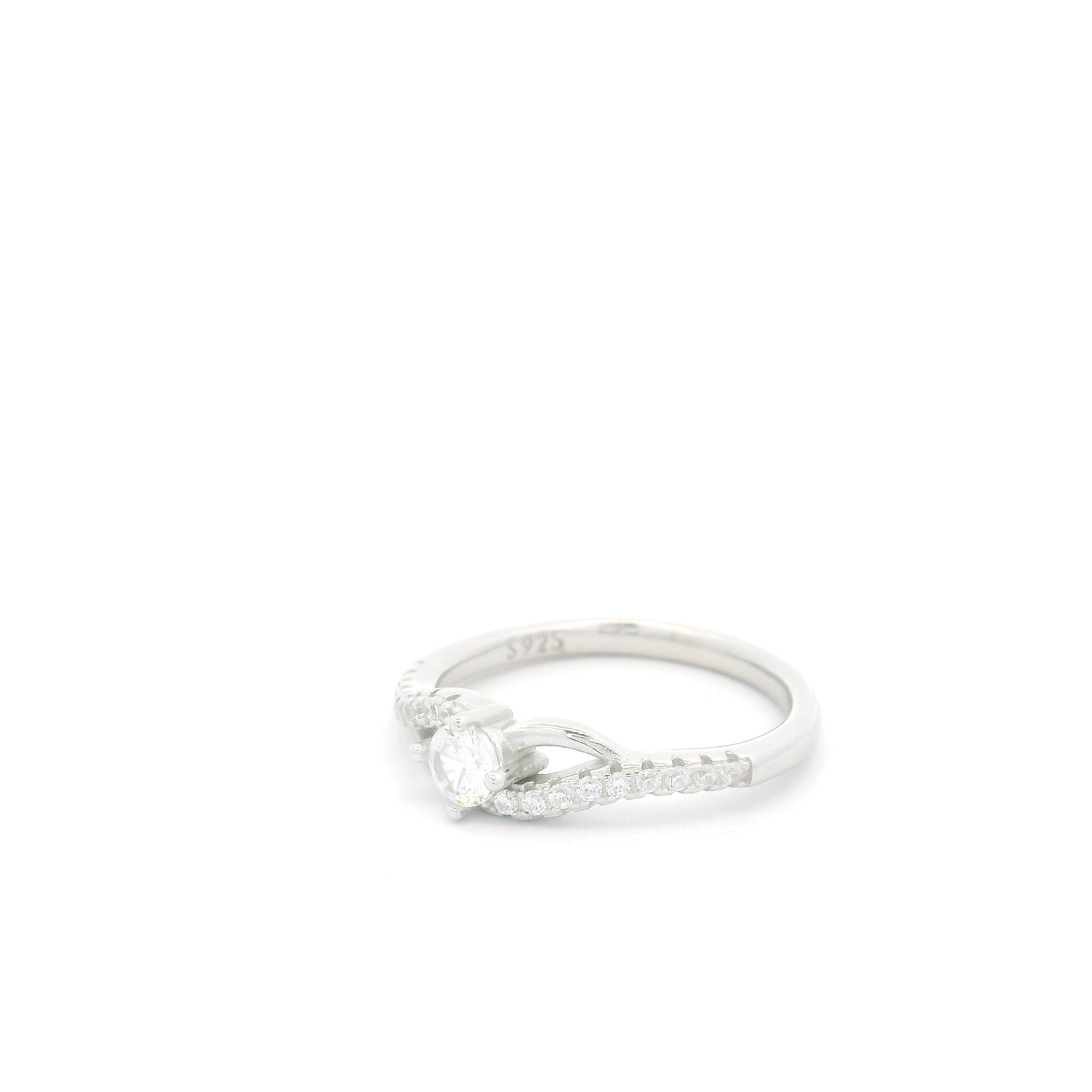 Twisted 925 Pure Silver Ring