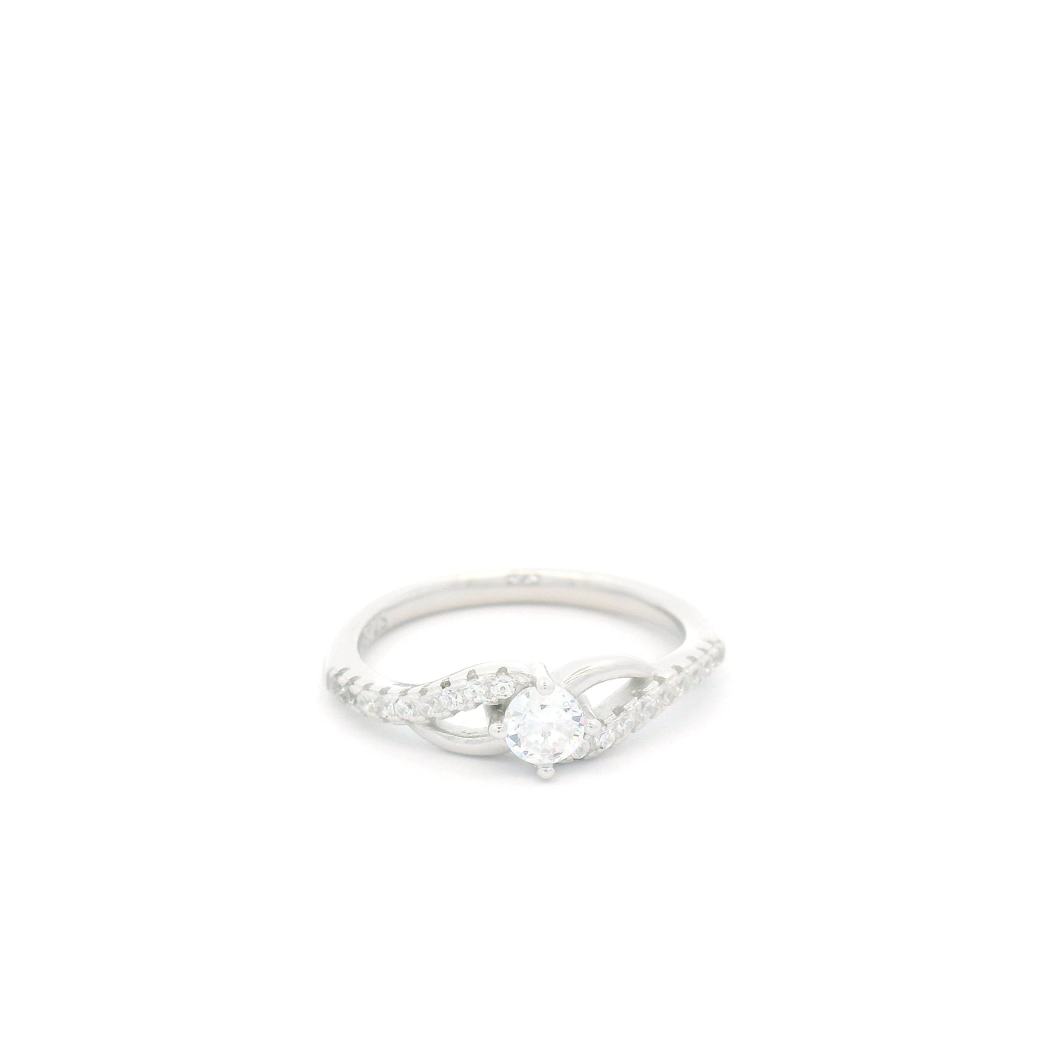 Twisted 925 Pure Silver Ring