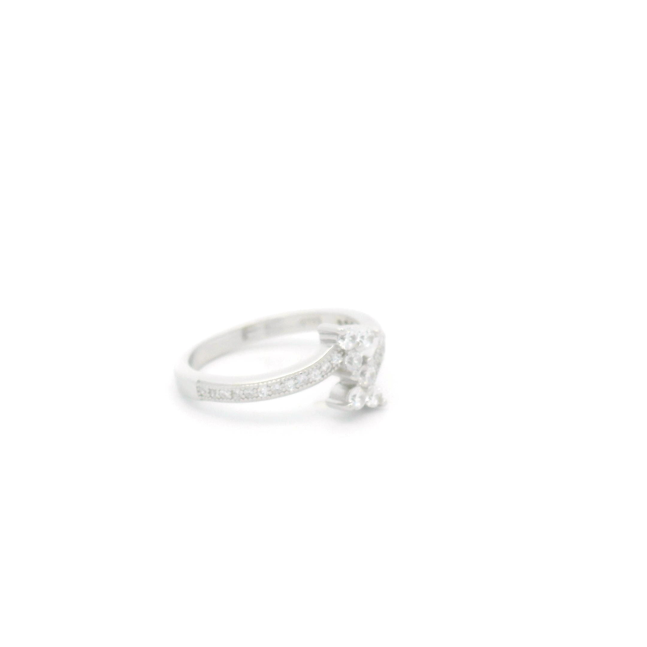 925 Silver Diamond Ladies Ring