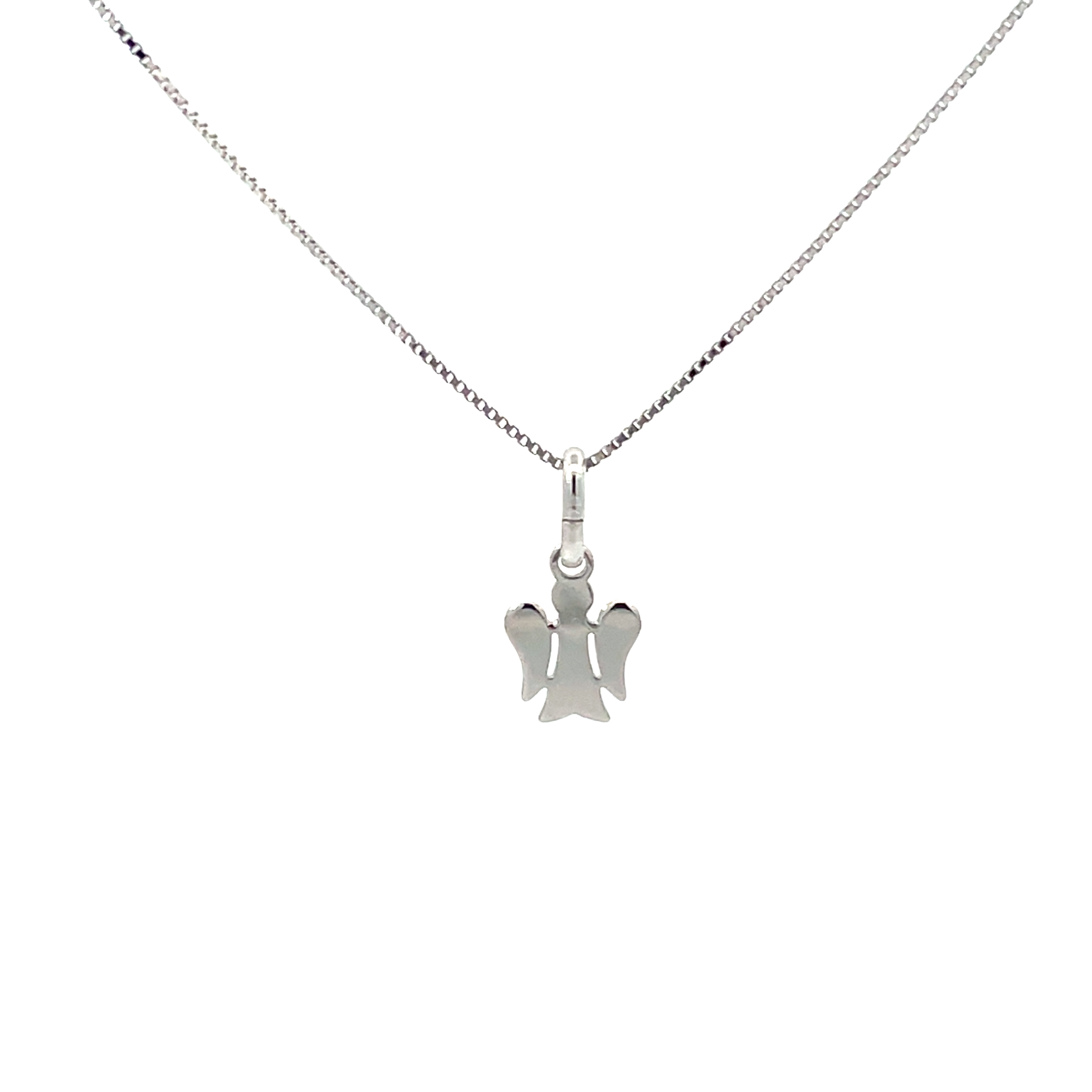 Elegant Silver Angel Pendant chain