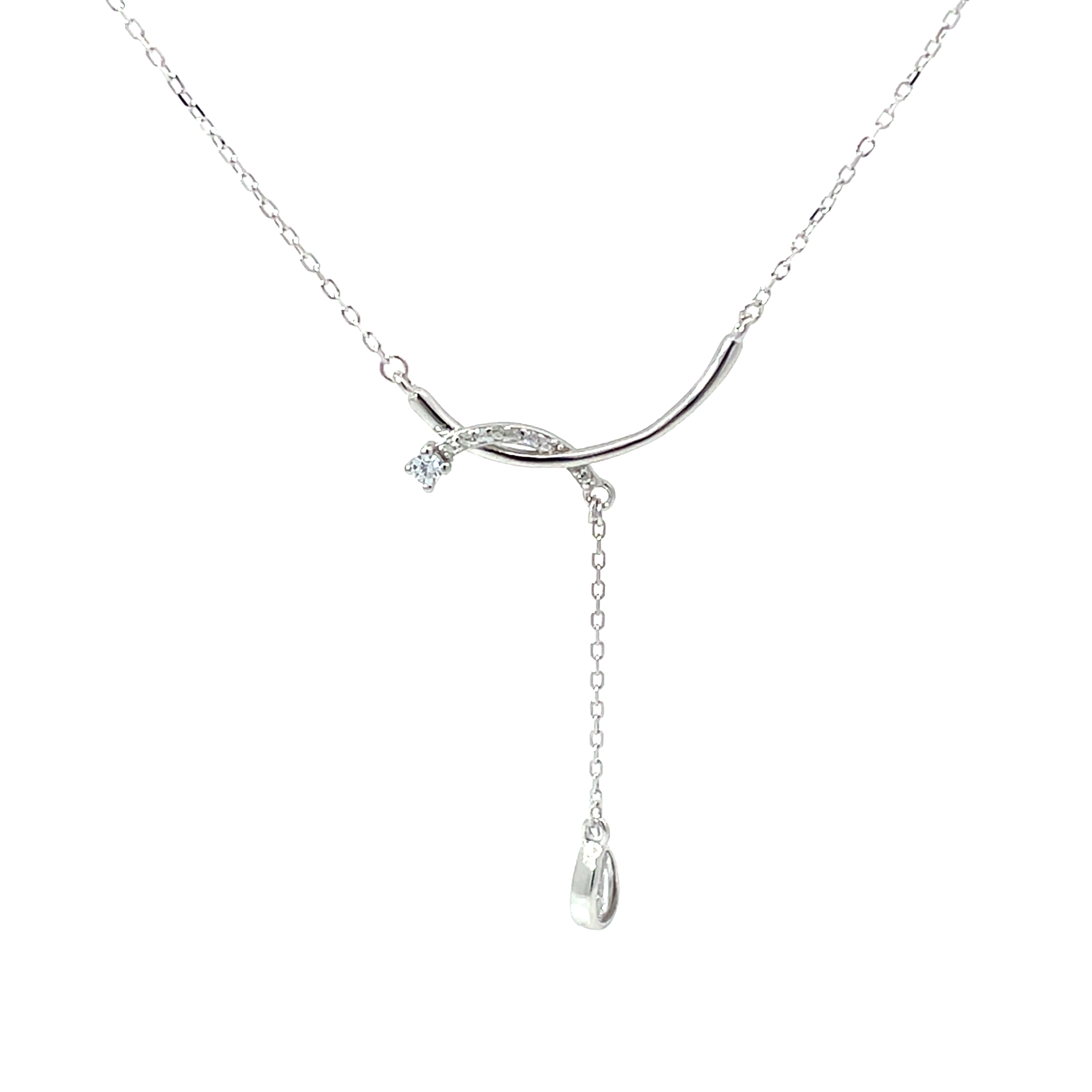 Elegant Silver Pendant Chain