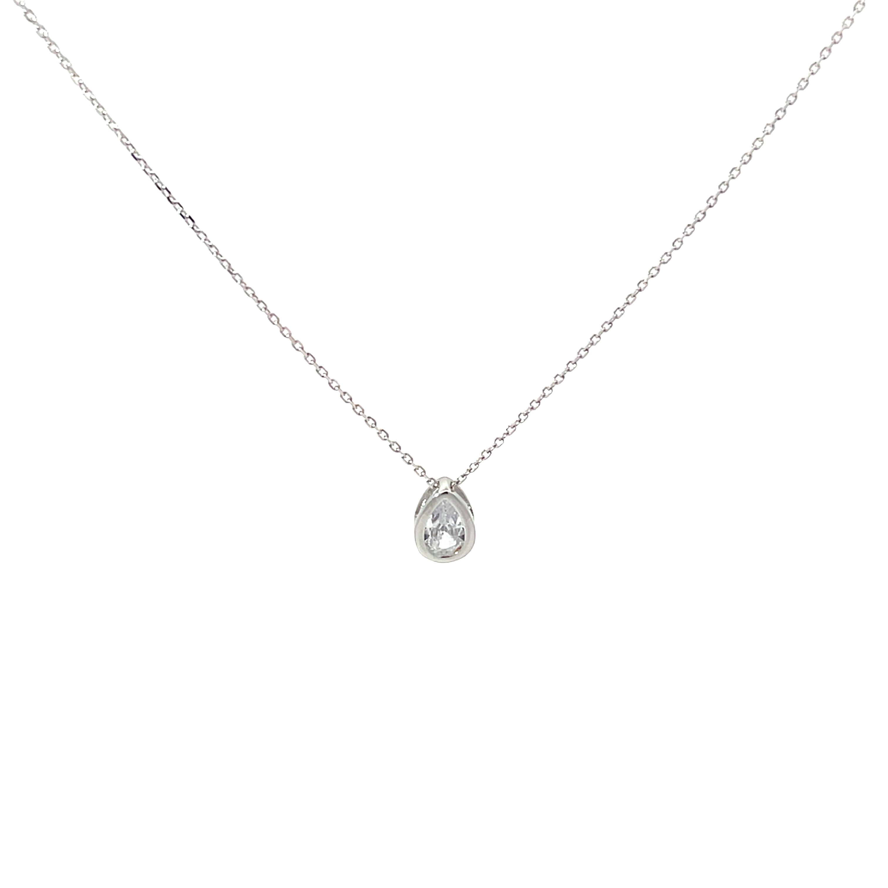 Elegant Teardrop Pendant Chain