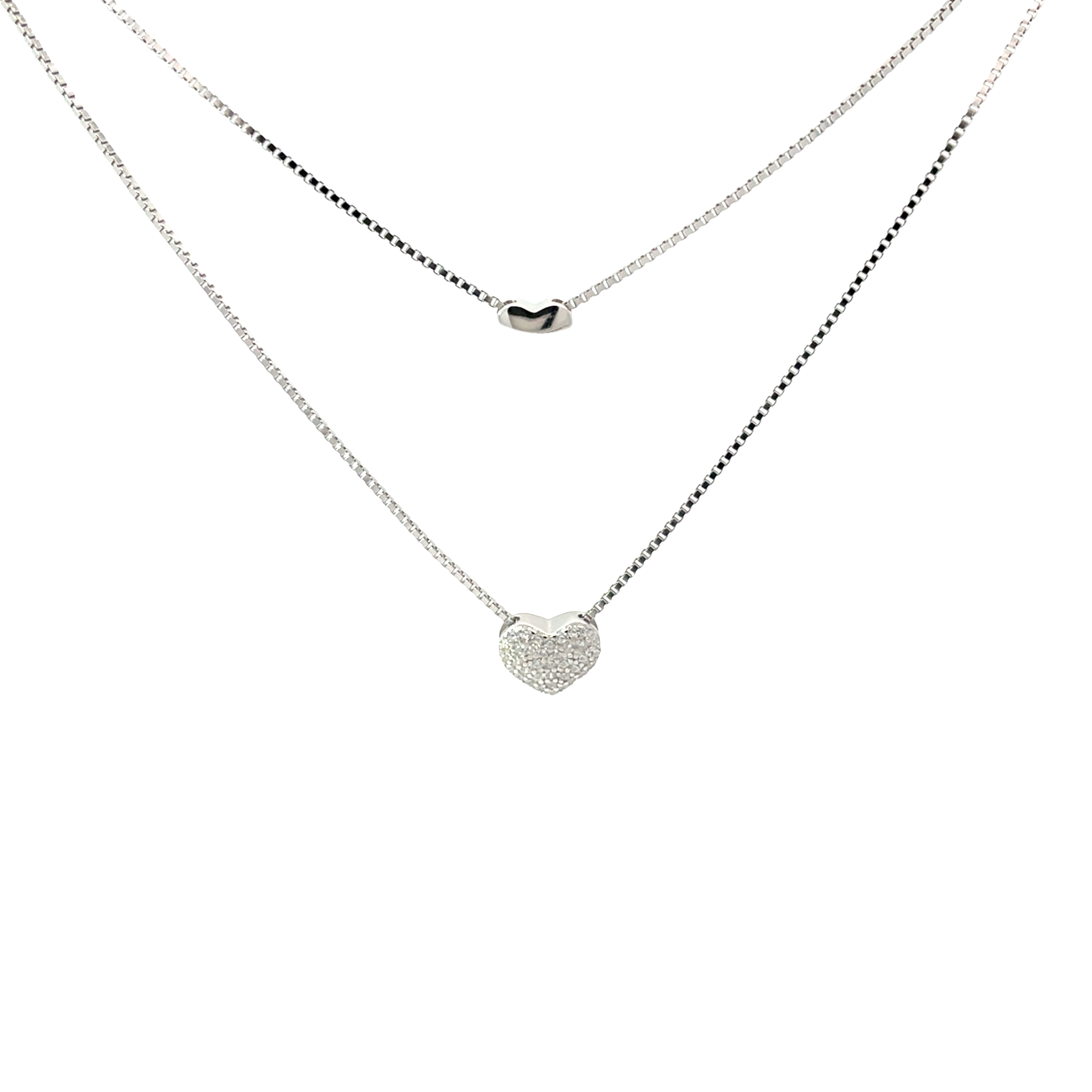 Elegant Heart Pendant Chain