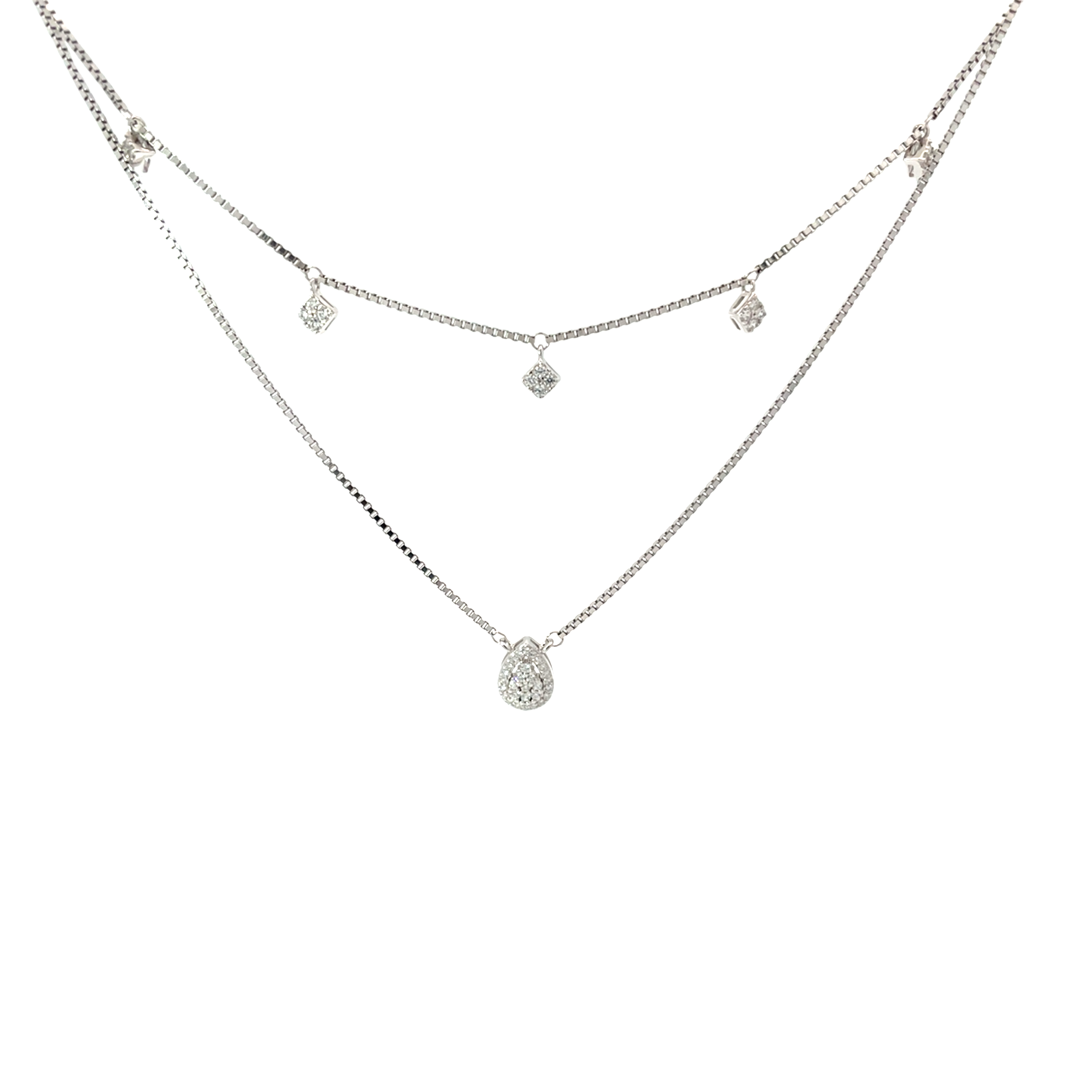 Elegant Silver Pendant Chain