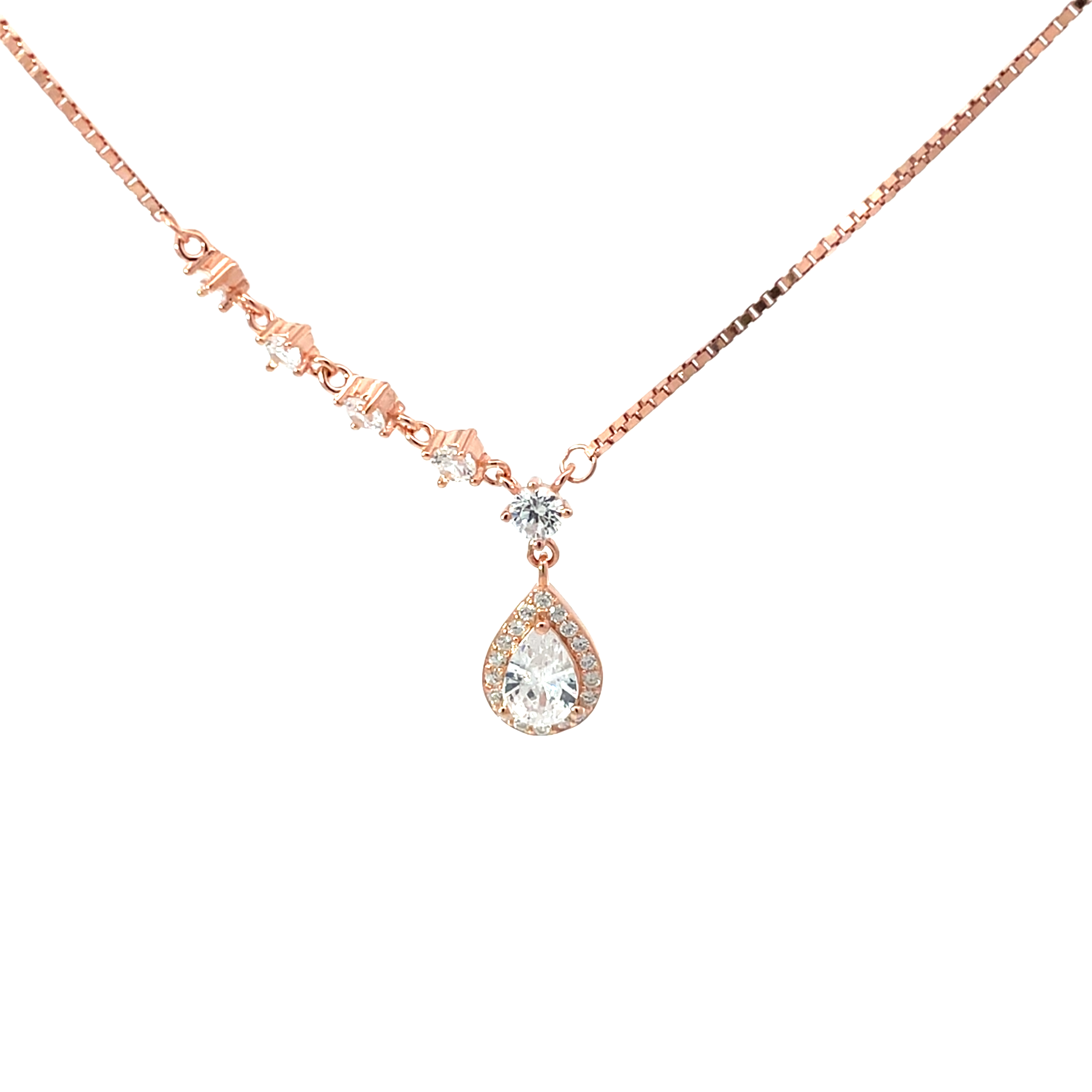 Elegant Rose Gold Pendant Chain