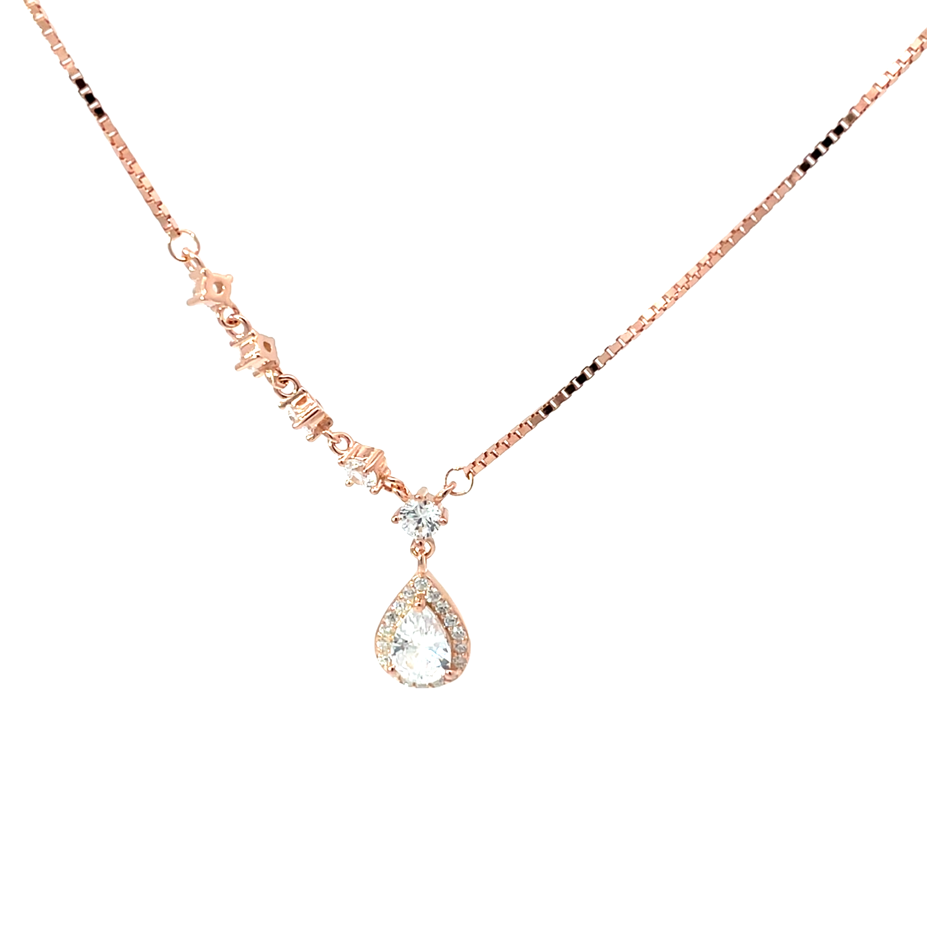 Elegant Rose Gold Pendant Chain