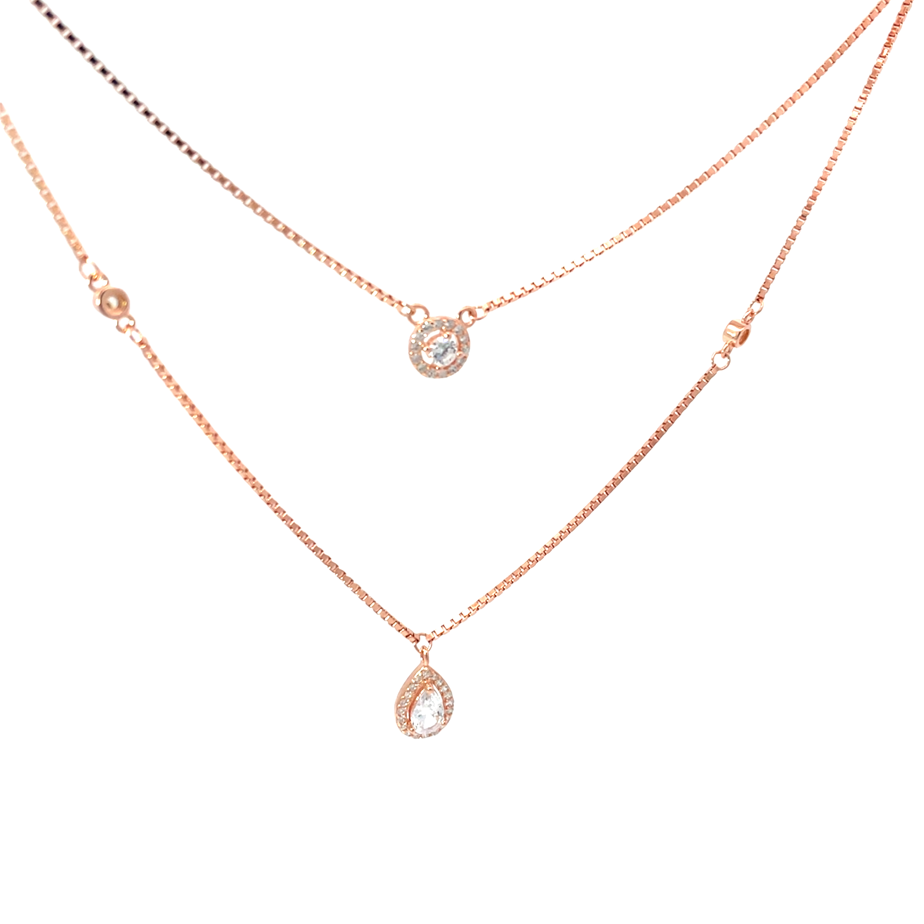 Elegant Layered Pendant Chain