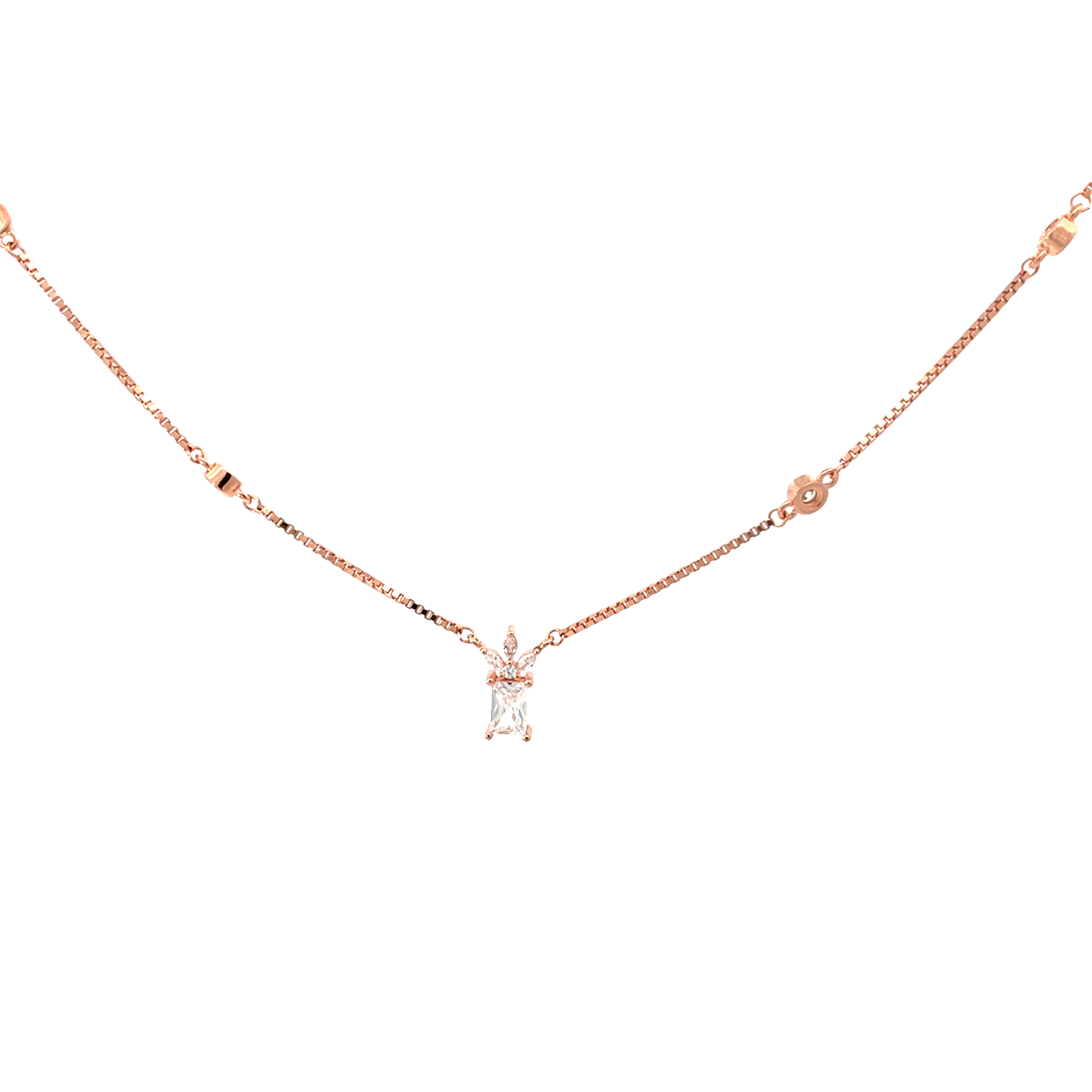 Elegant Rose Gold Pendant Chain