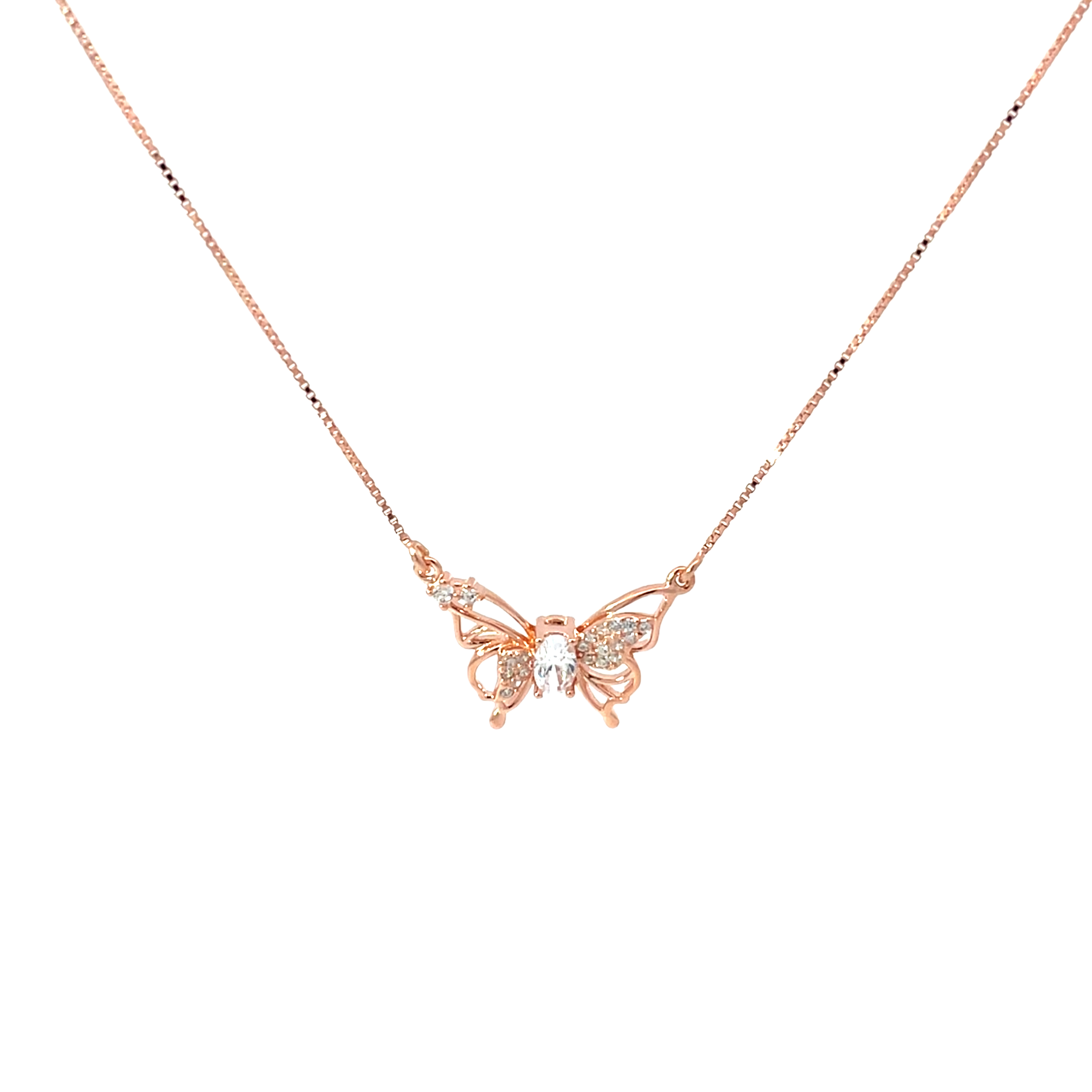 Elegant Butterfly Pendant Chains