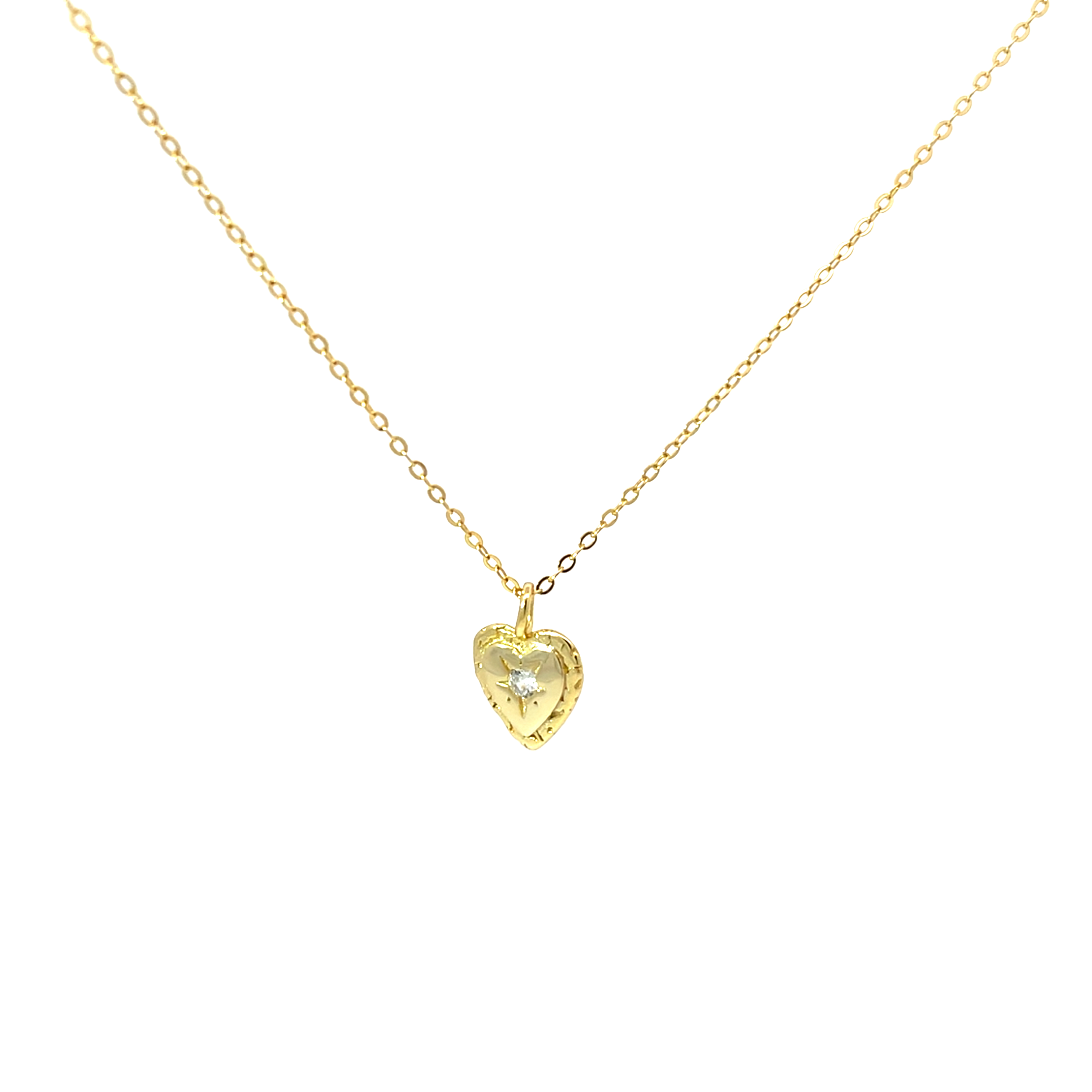 Elegant Heart Pendant Chain