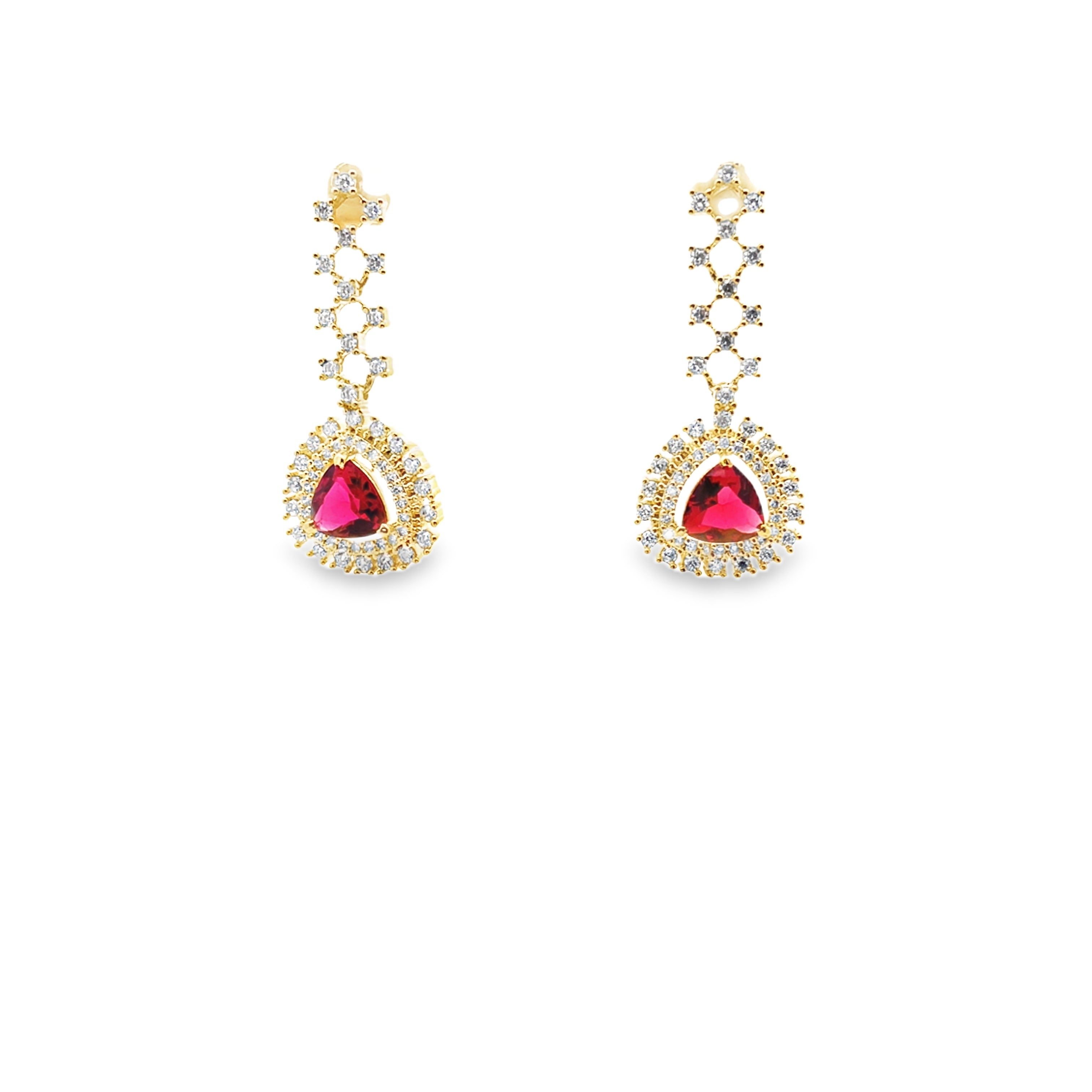 Elegant 925 Silver Gold Plated Pendant Necklace