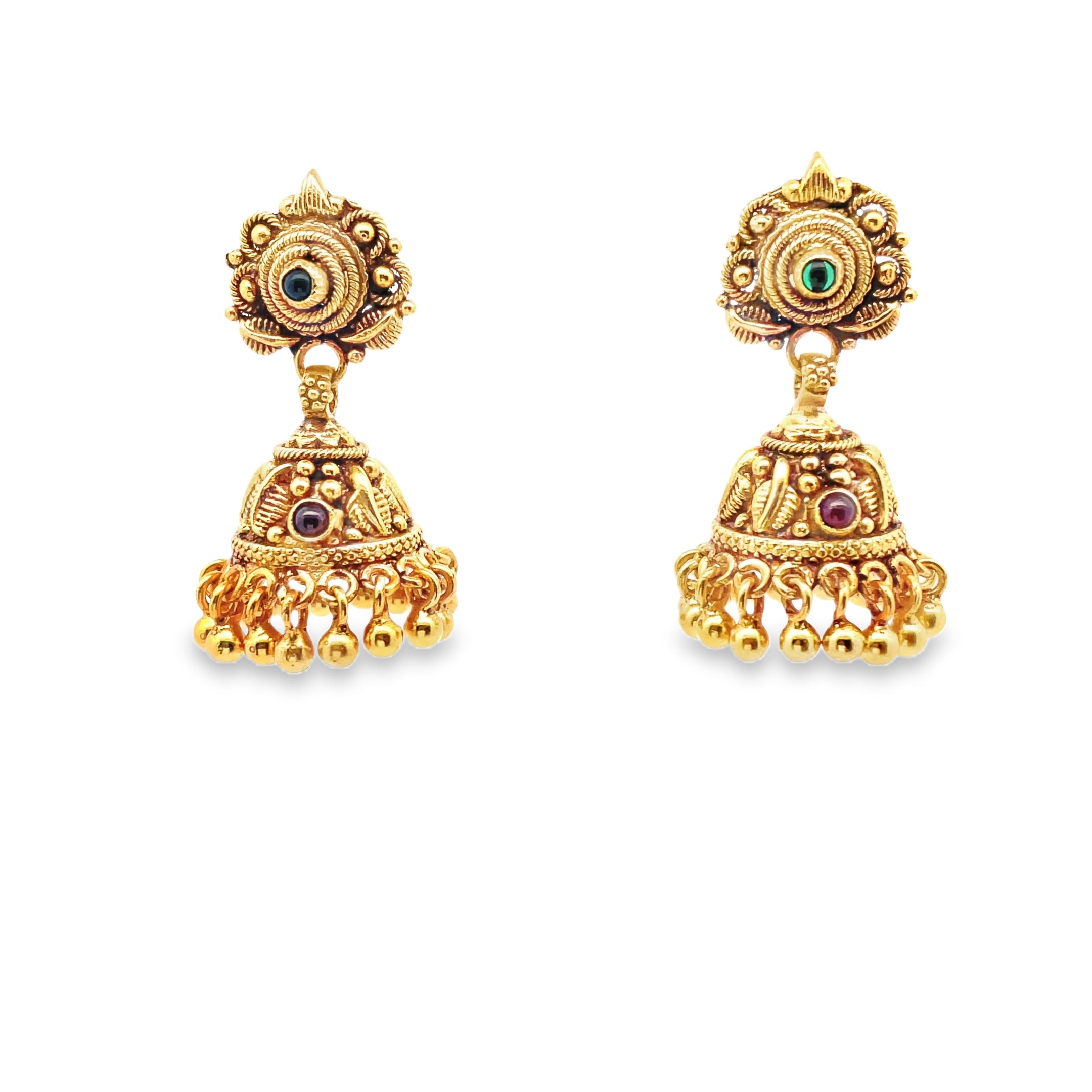 Elegant Traditional Gold Earrings